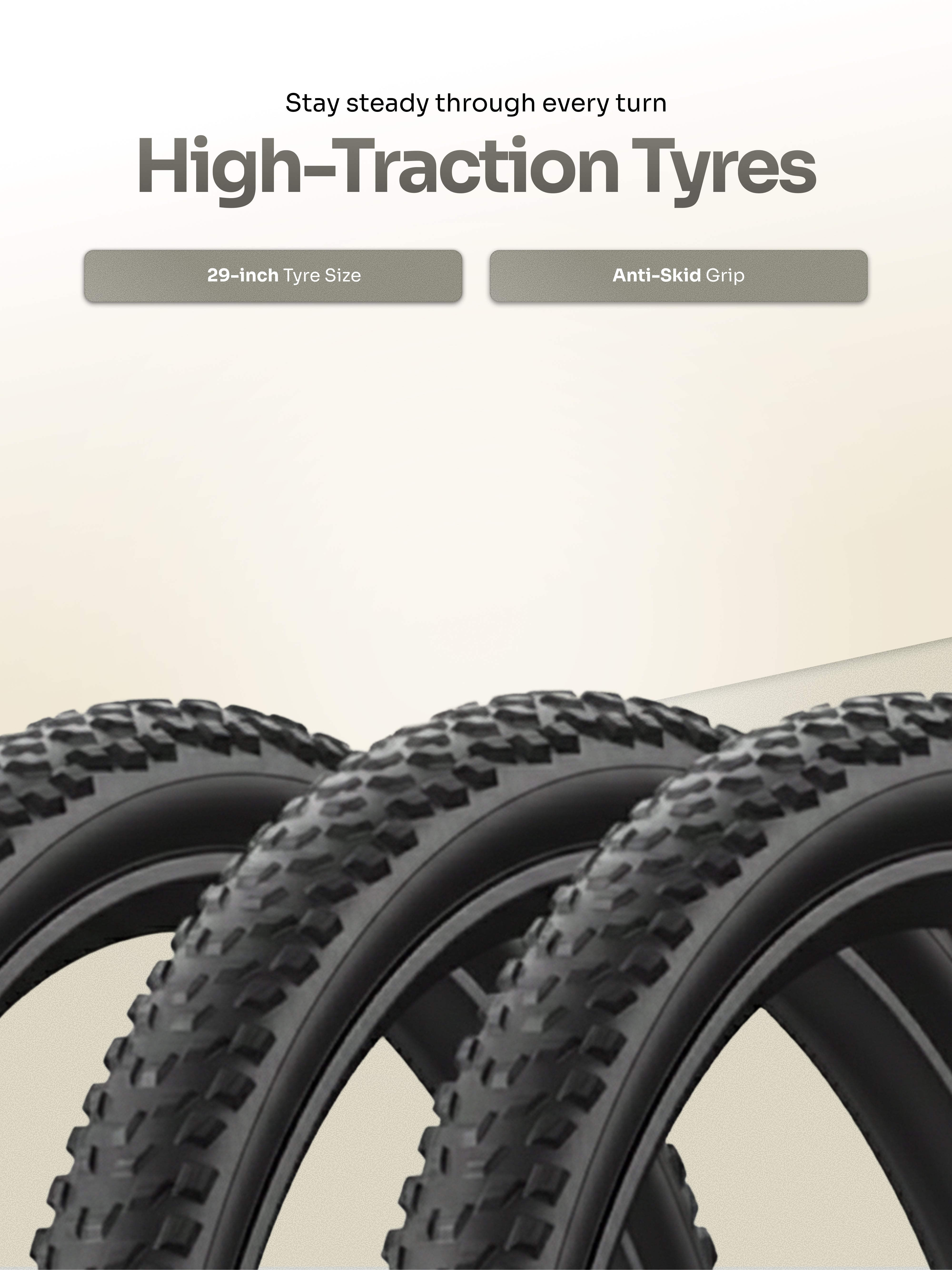 Cult Phoenix 29T Steel Mountain Bike with Dual Disc Brake and Front Suspension, Black