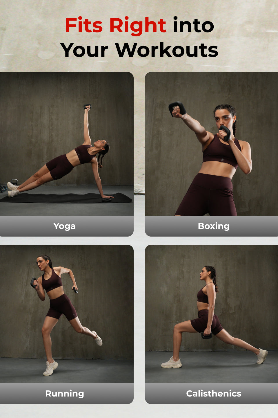 Cult UniFlex 1Kg x 2 Neoprene Hand Dumbbells | Anti-Slip Weights for Aerobics & Home Workouts