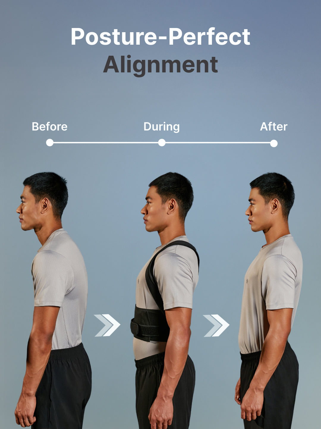 cult Posture Corrector Unisex Black