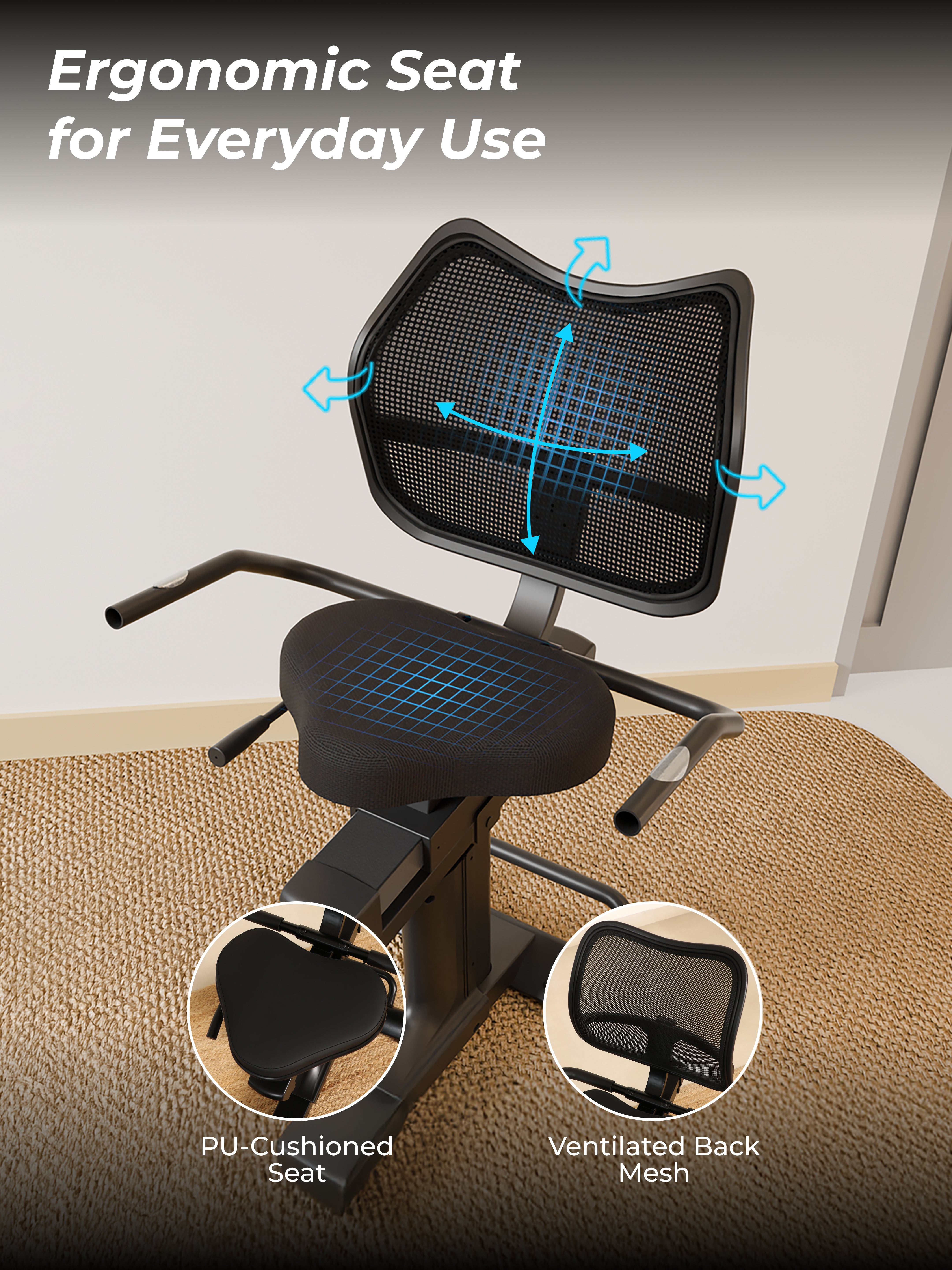 Cult SmartBikeBariPro Magnetic Recumbent Bike| 8Kg Flywheel | Max Weight: 150Kg | Home Use Recumbent Exercise Bike