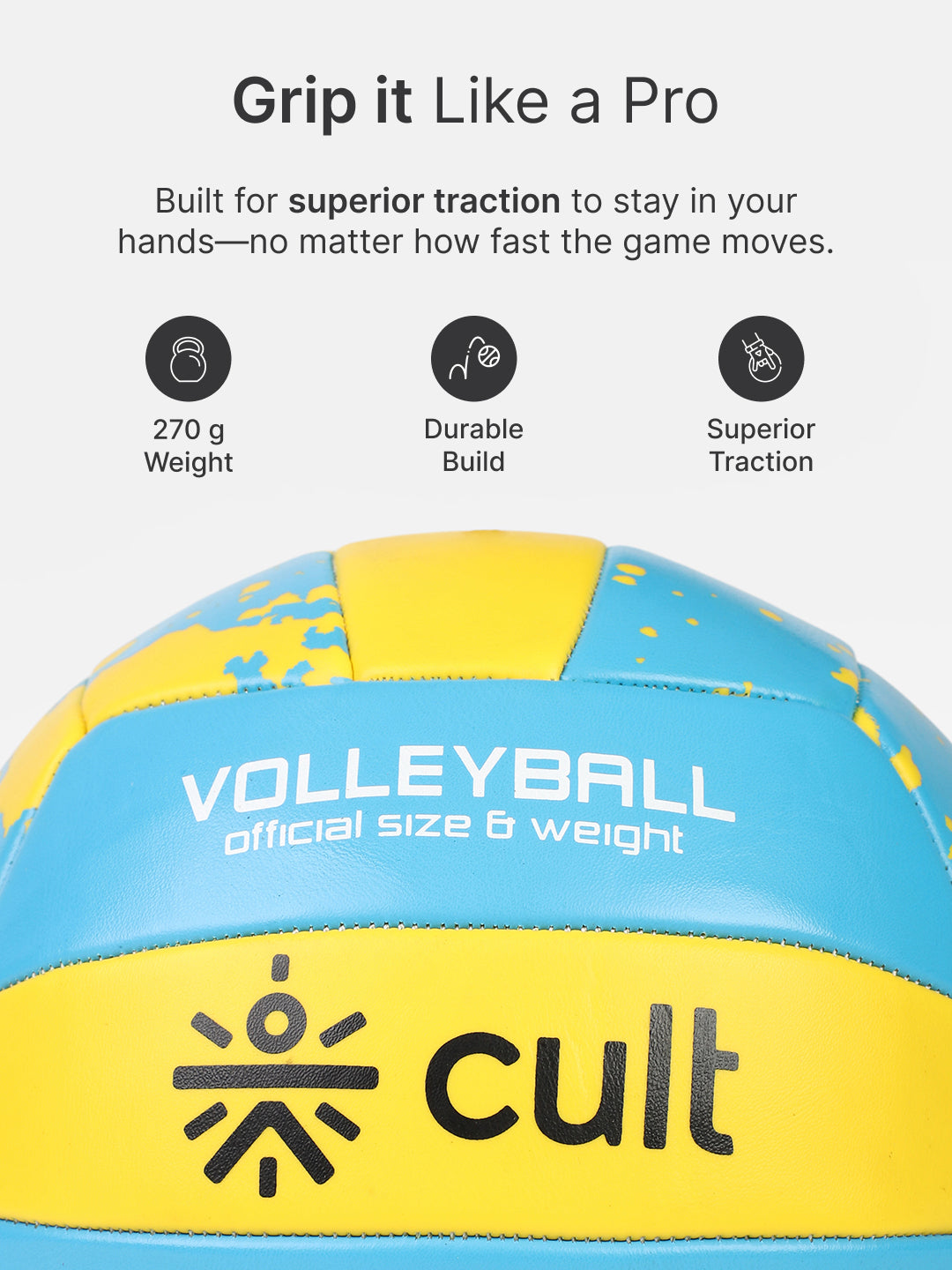 cult Volleyball ACE Blue Yellow