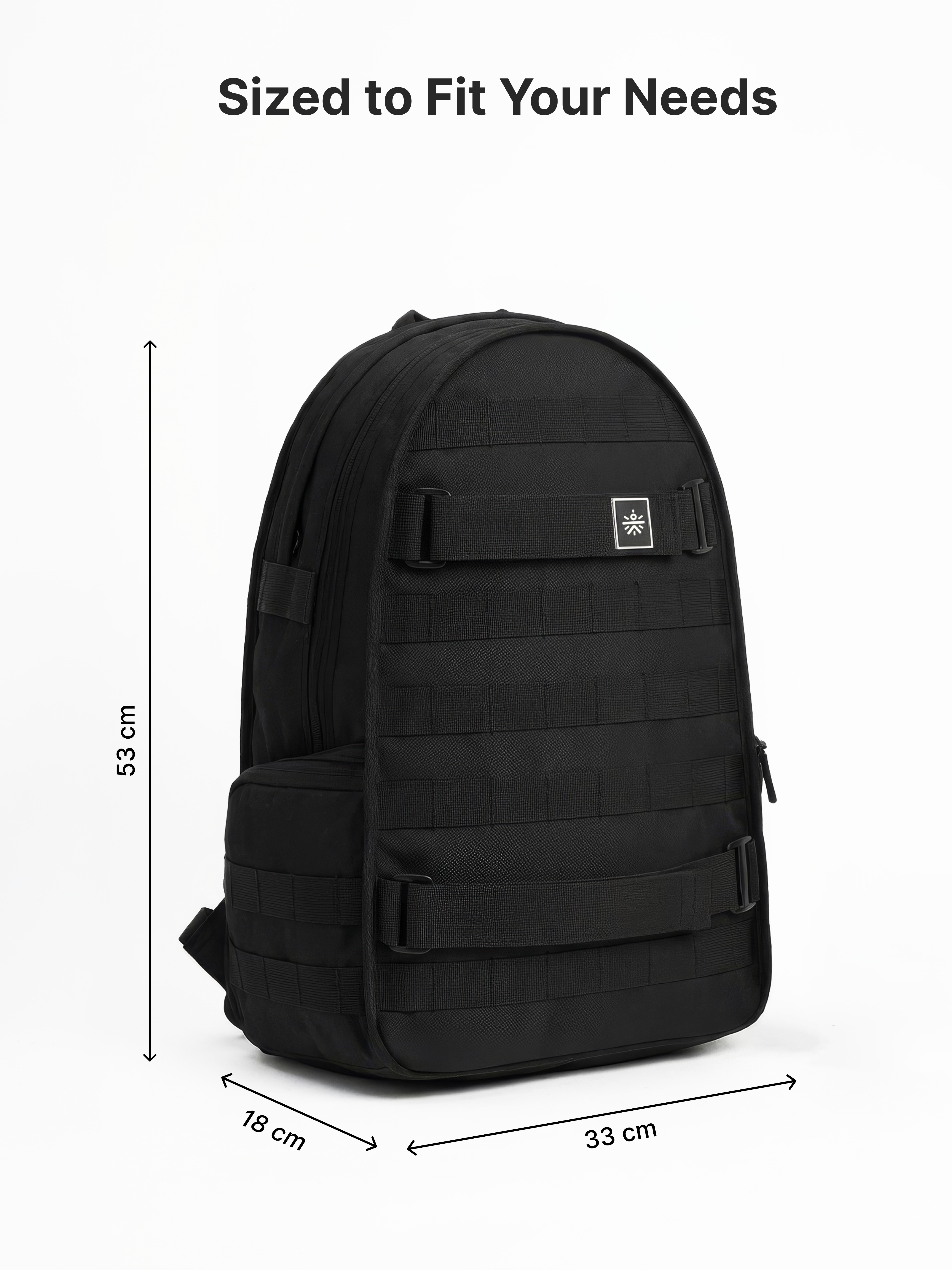 Cult Combo Backpack 35L with steel Bottle 1L