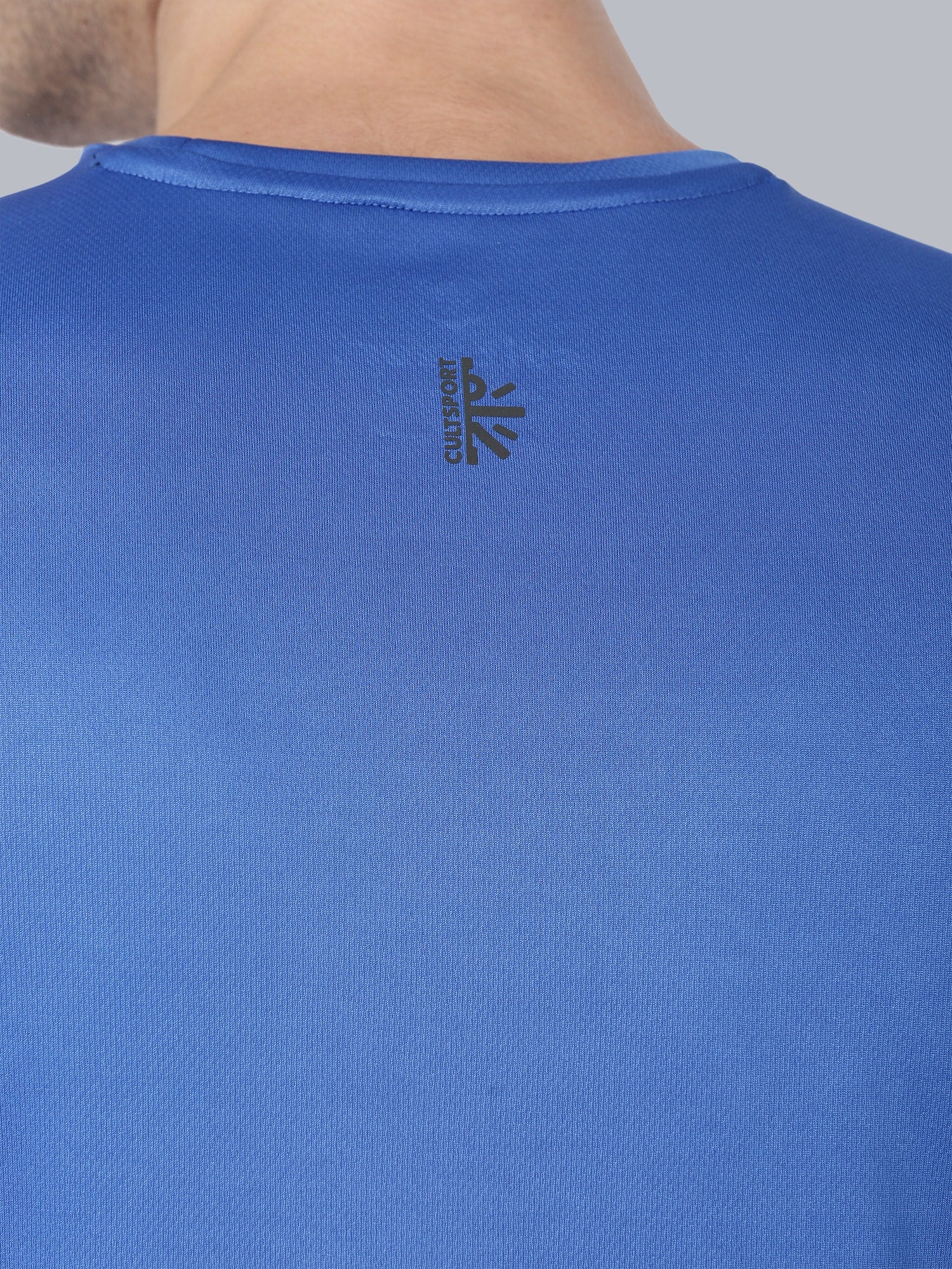 Dugout Slash Blue Running Tee