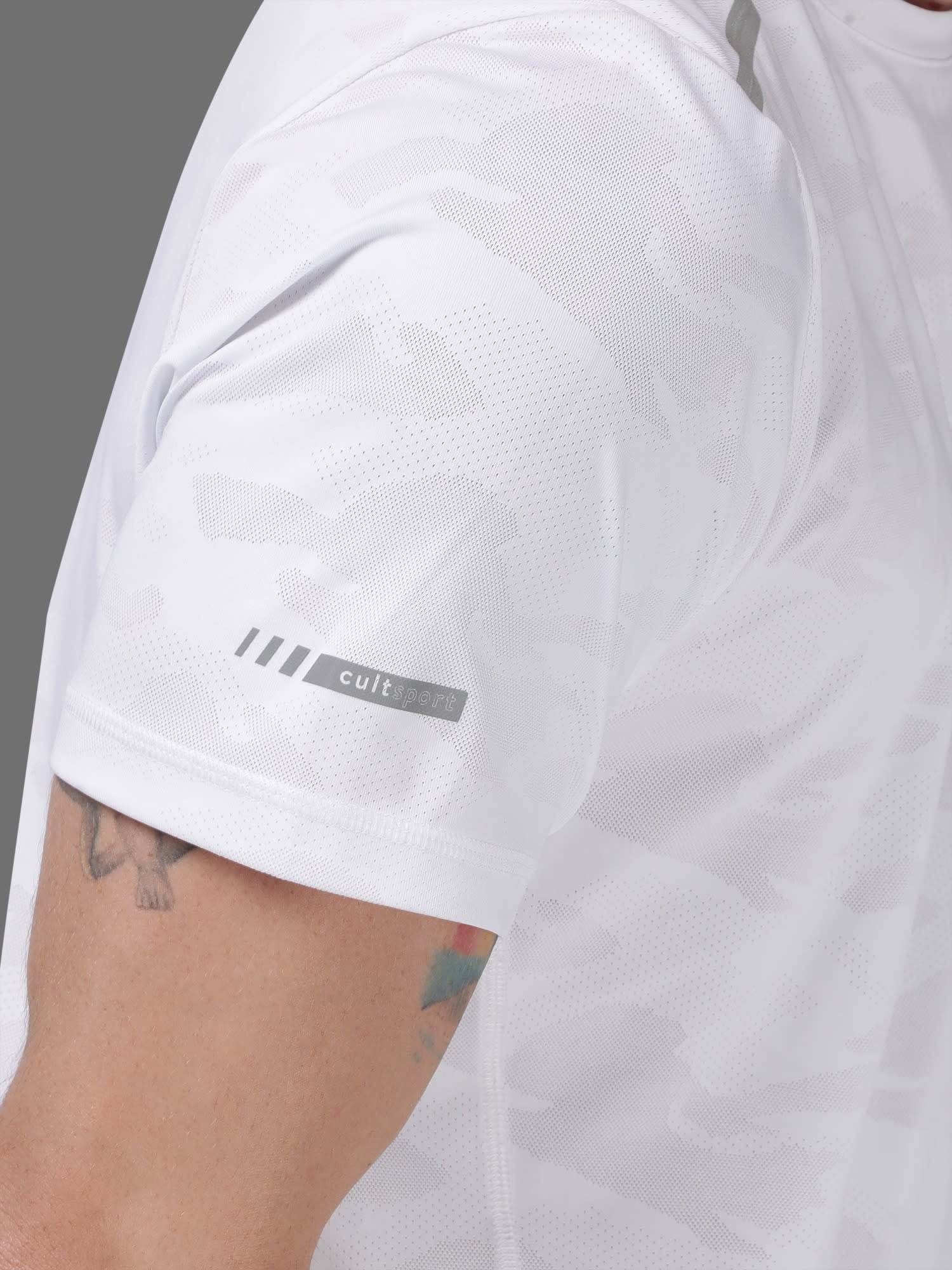 Vital Blaze White Running Relaxed Tee