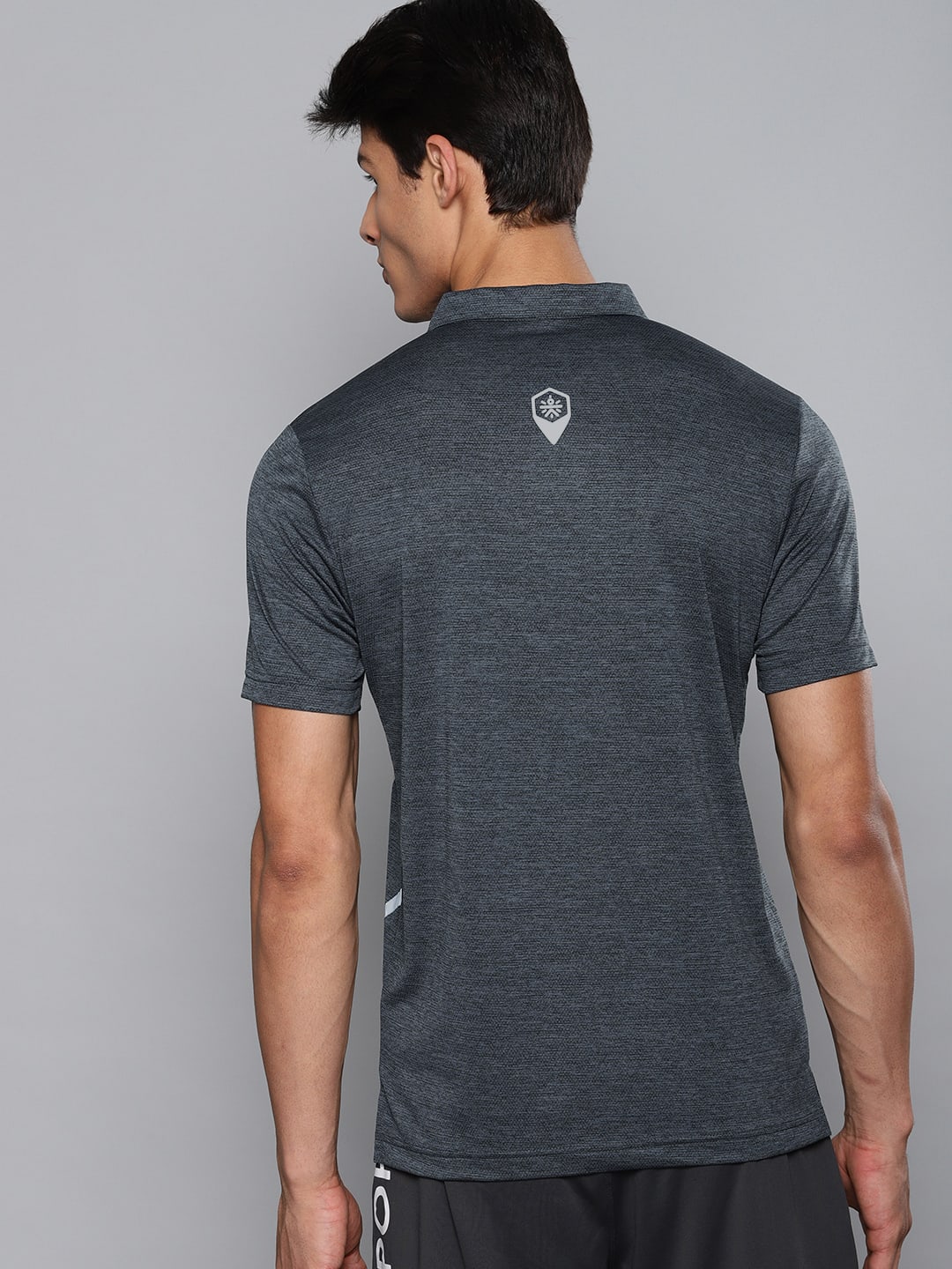 Blakout Sheen Grey Relaxed Polo