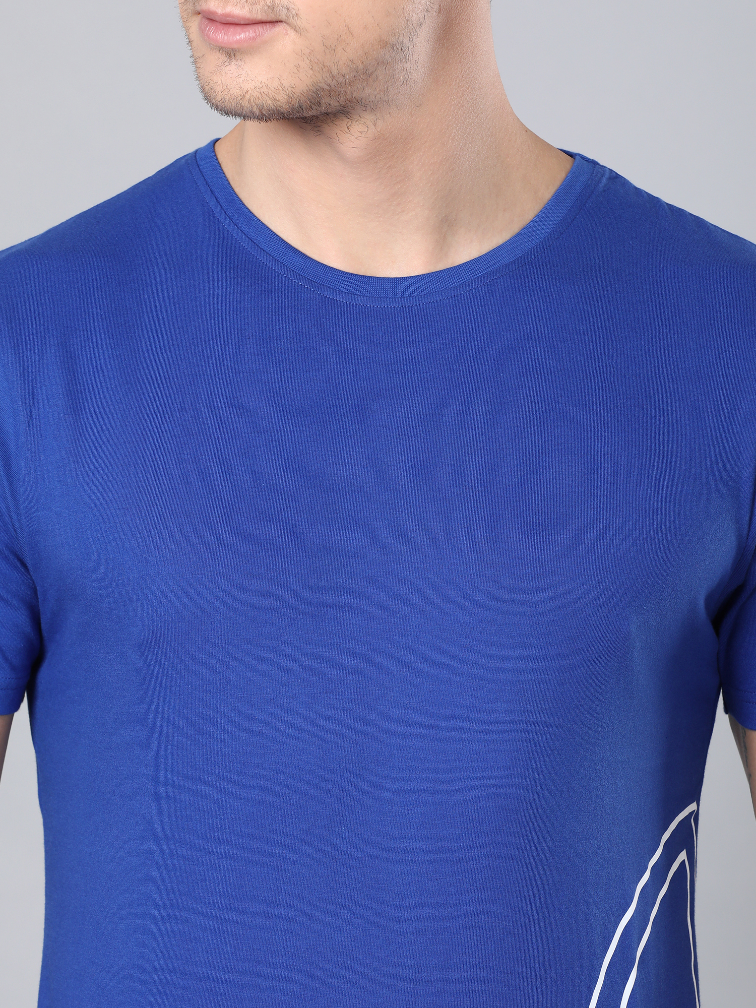 Everydays Zone Blue Cotton Tee
