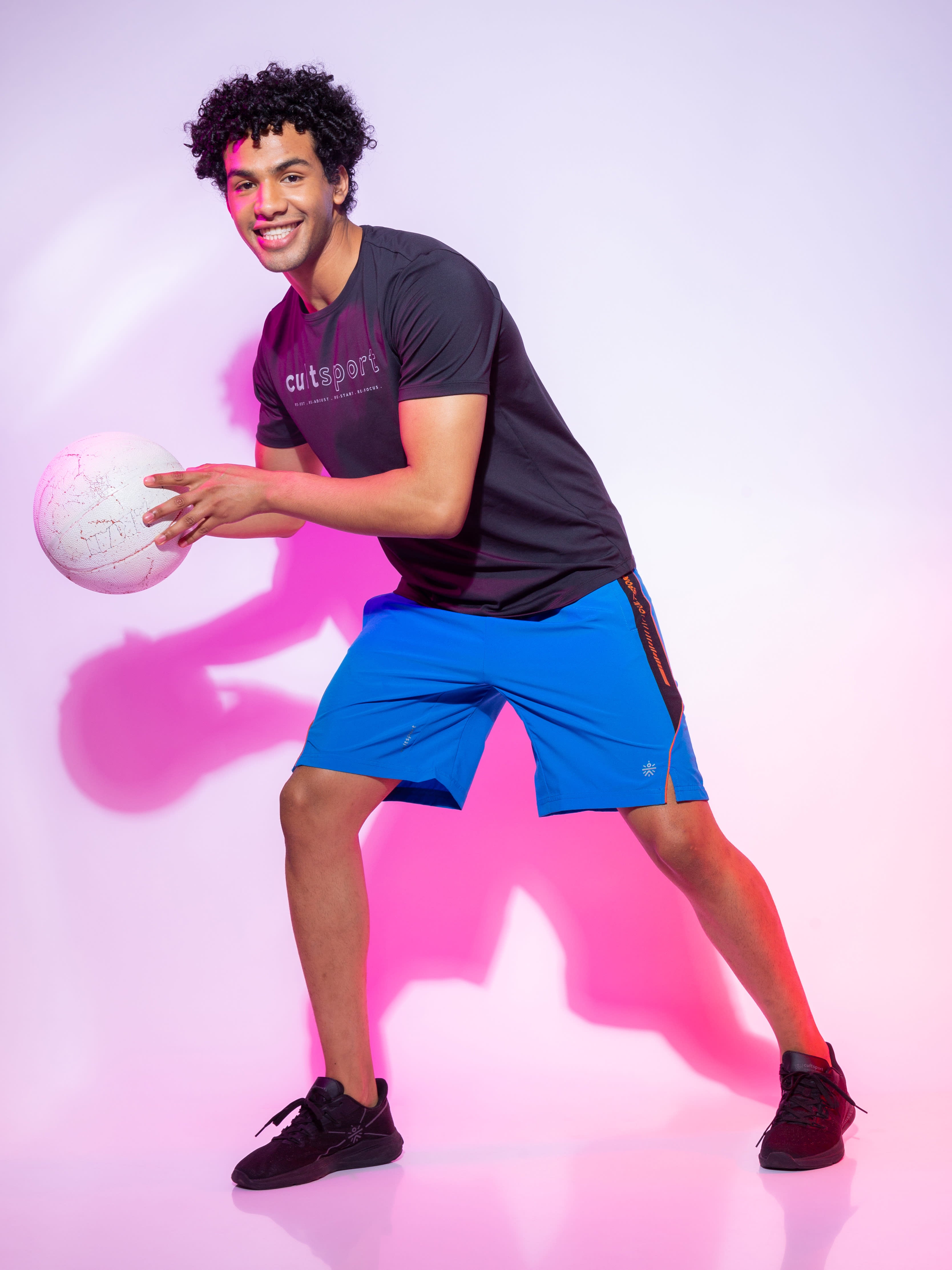 Panel Detail Workout Shorts