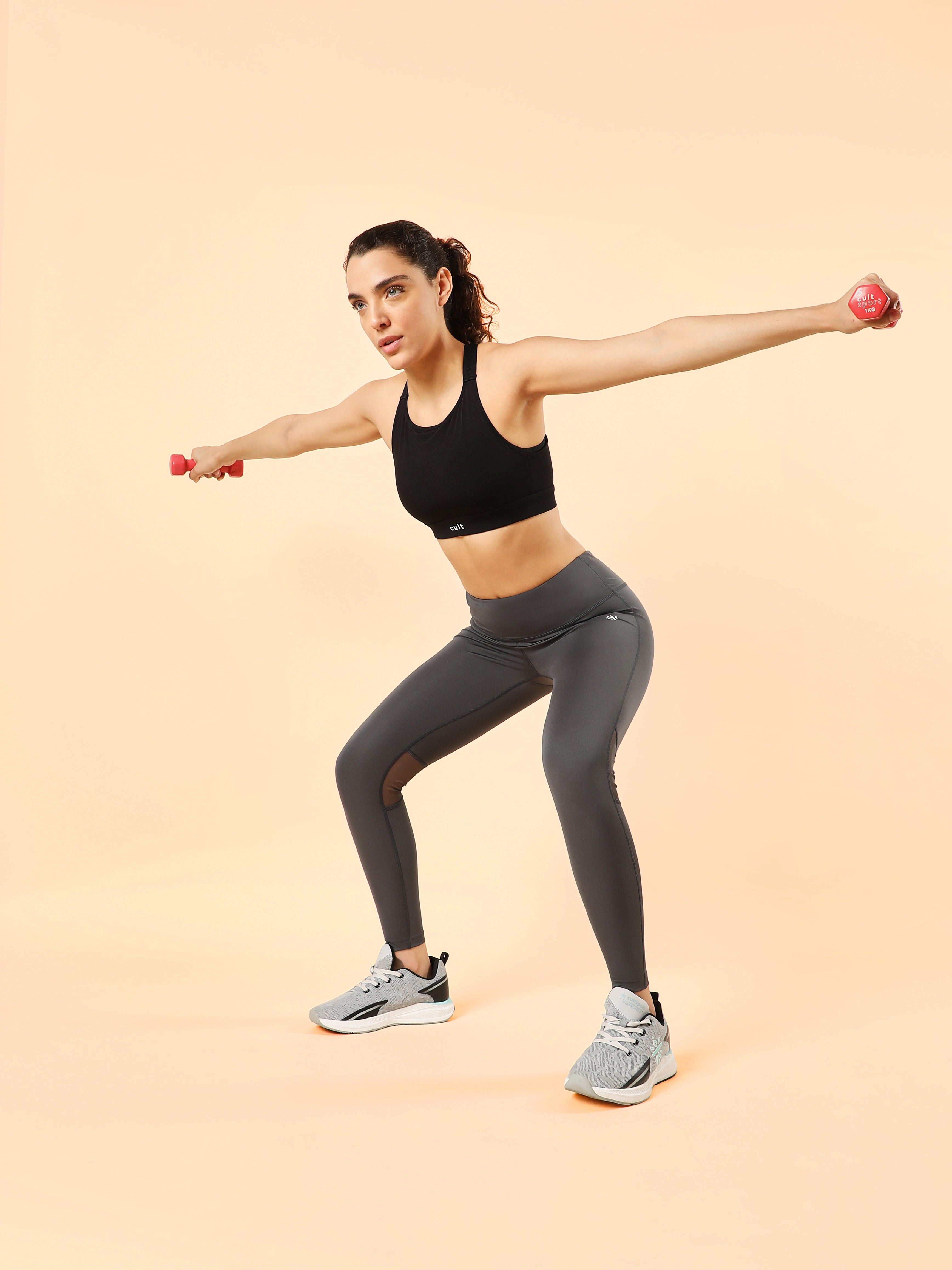 AbsoluteFit Back Mesh Panel Tights