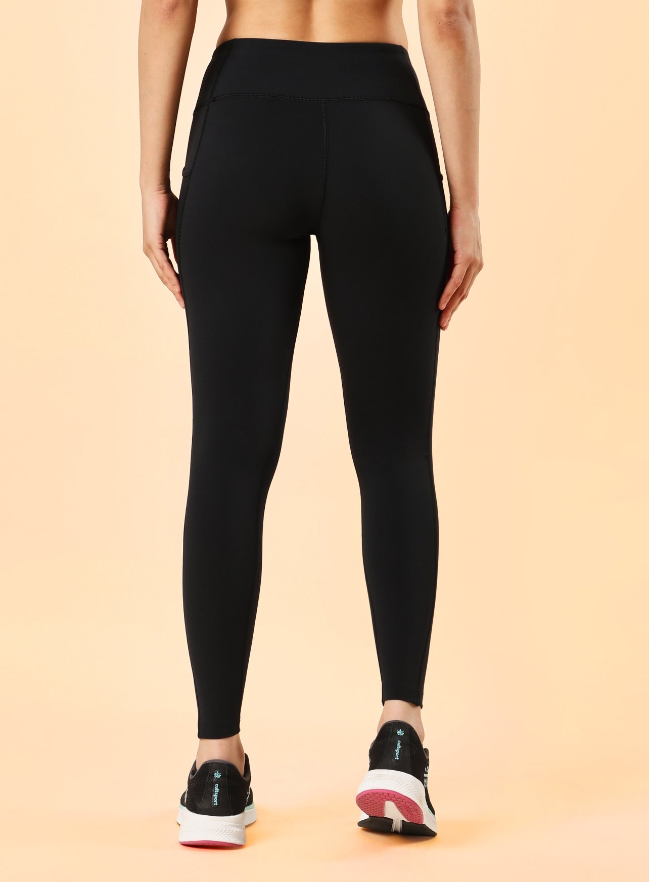AbsoluteFit Solid Workout Tights With Pocket