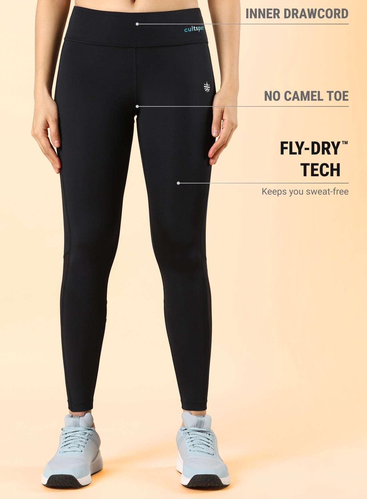 AbsoluteFit Mesh Panel Tights