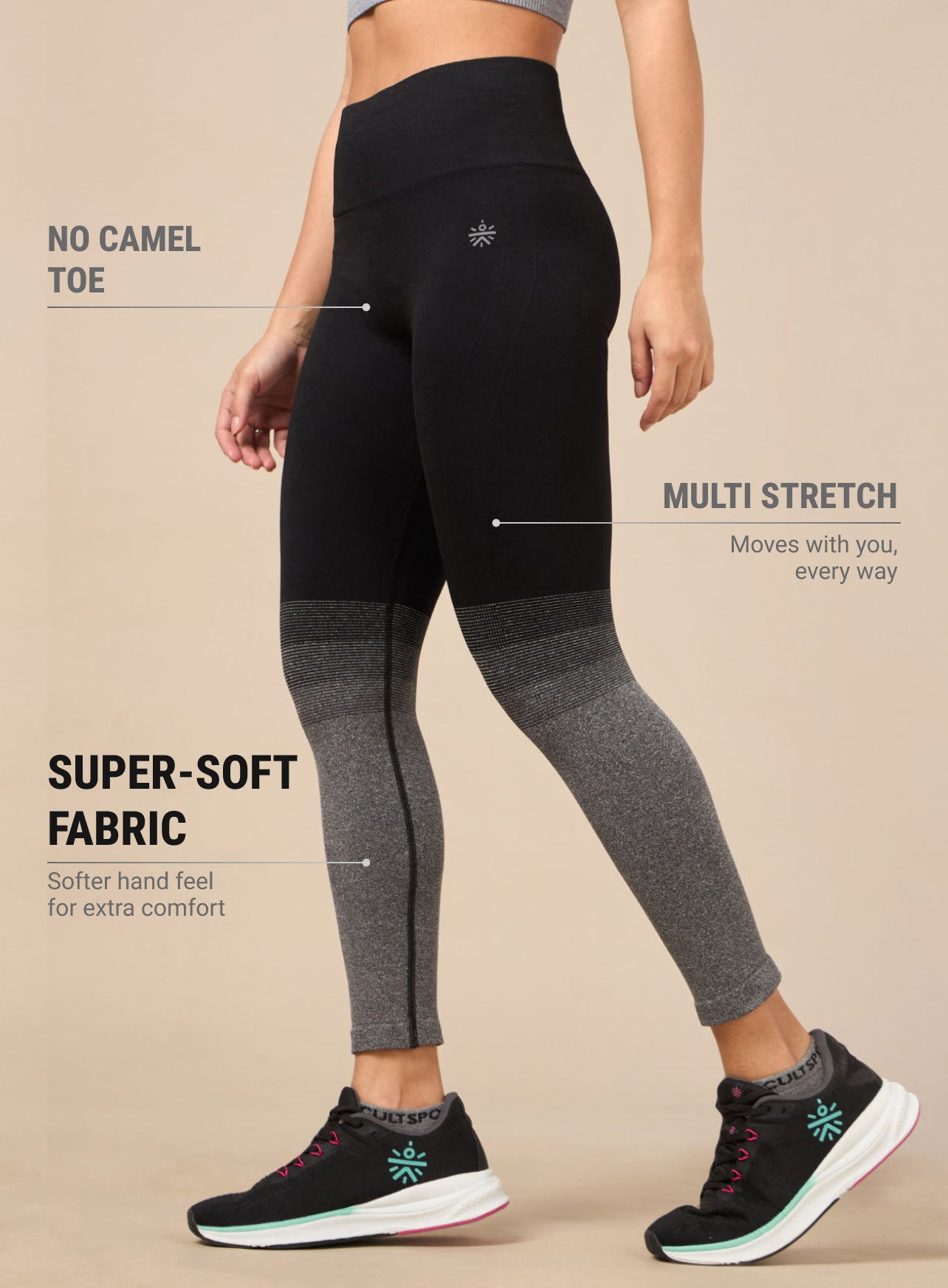 Seamless Ombre Tights