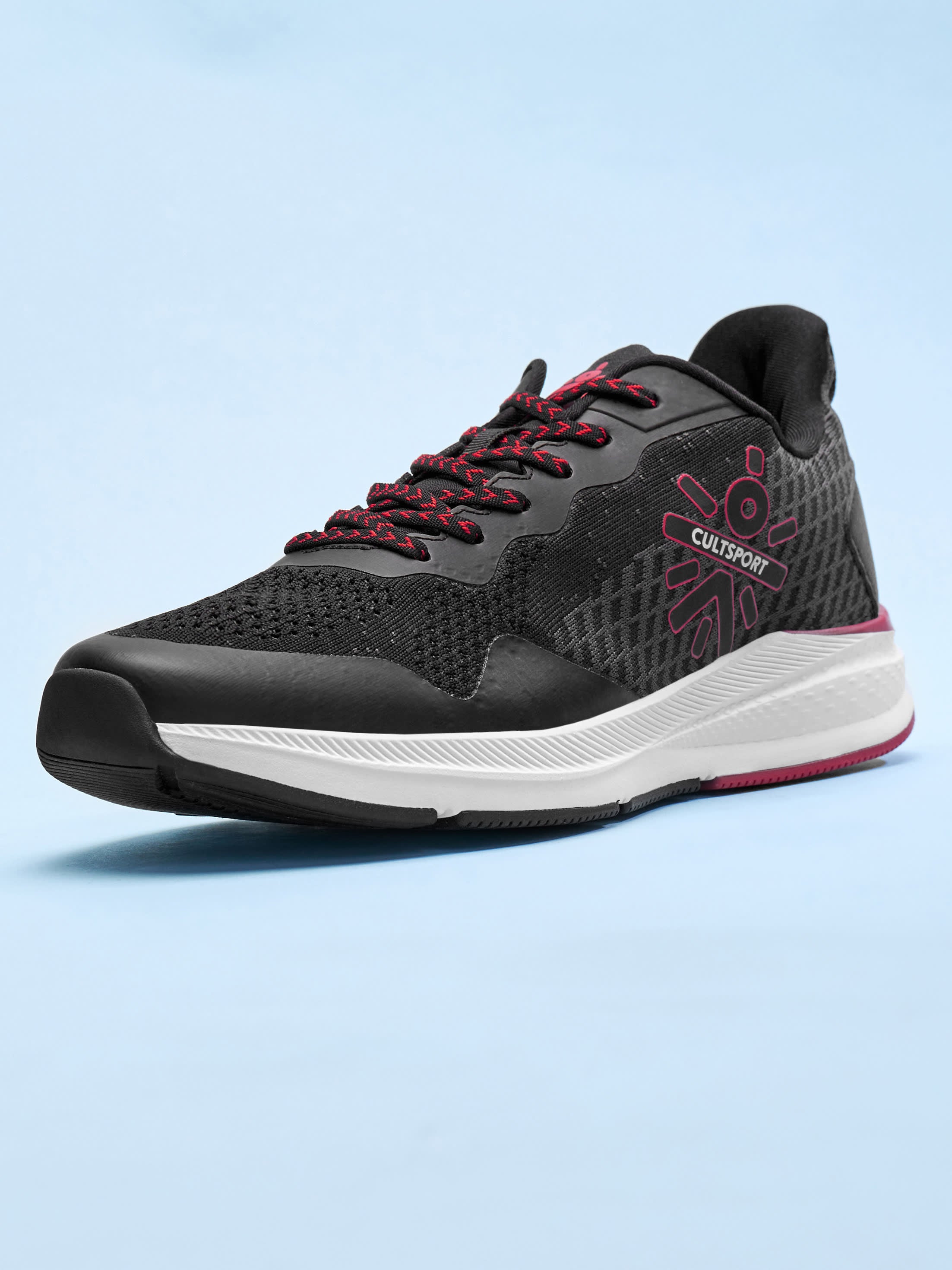 cult Hustle Men Running Shoes - Black