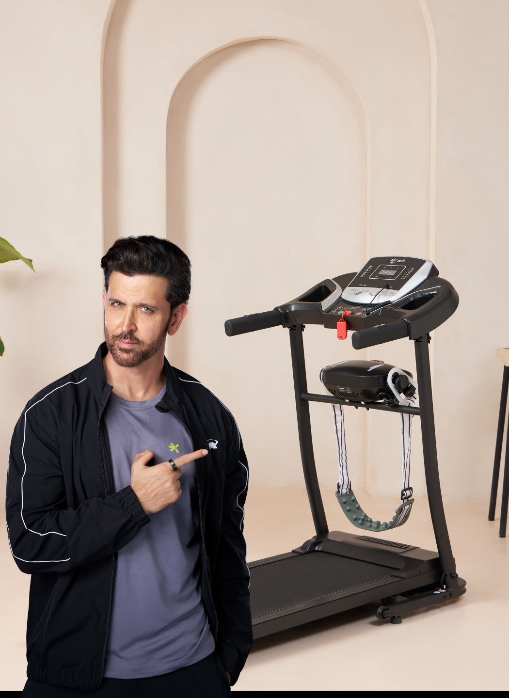 Cultrun M3.0 3HP Peak Treadmill | 3-level Manual-Incline | Max Weight-100kg | Max Speed-10 kmph (with 6 months extended warranty)