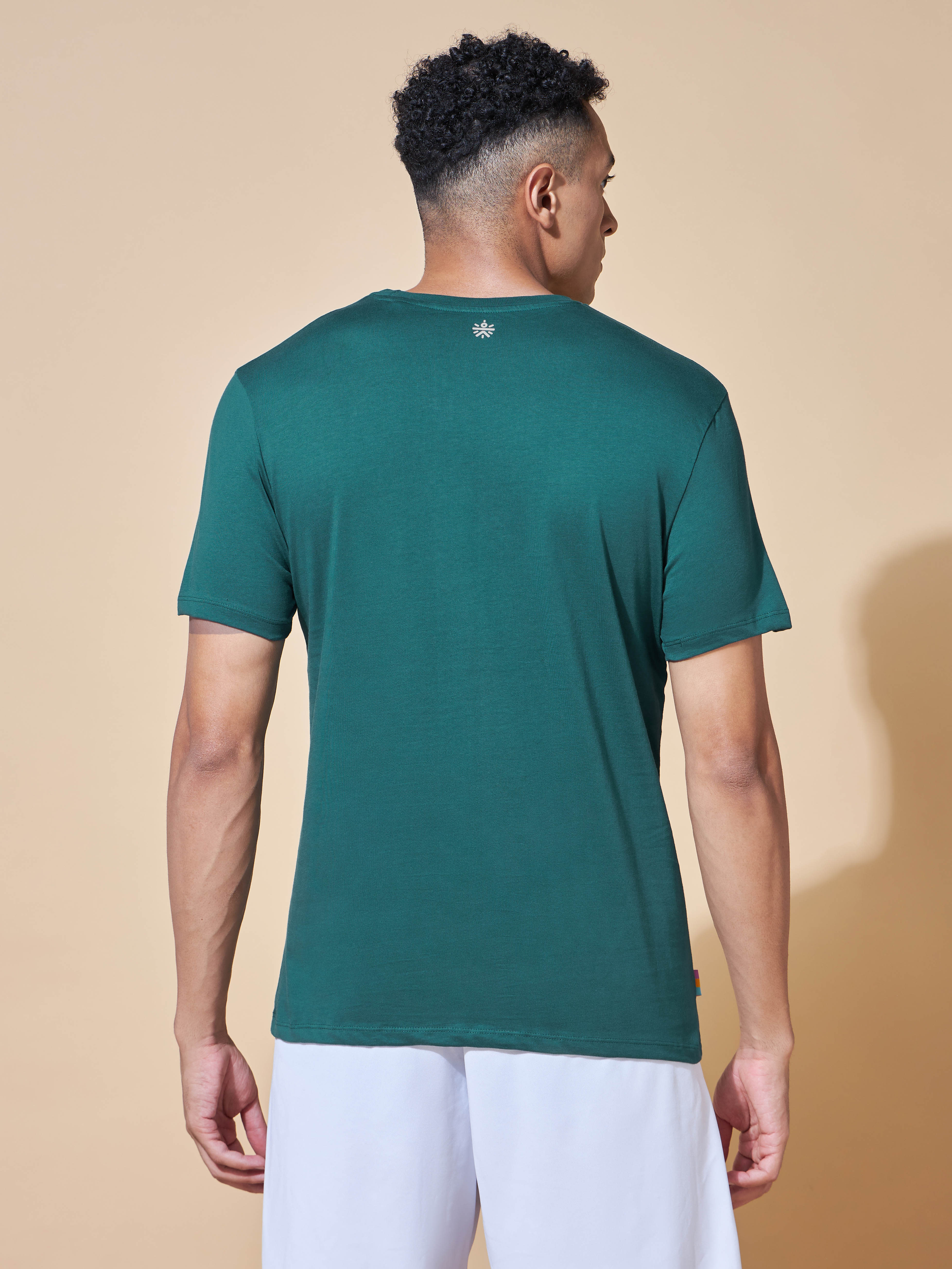 Tennis Court Side Print T-shirt