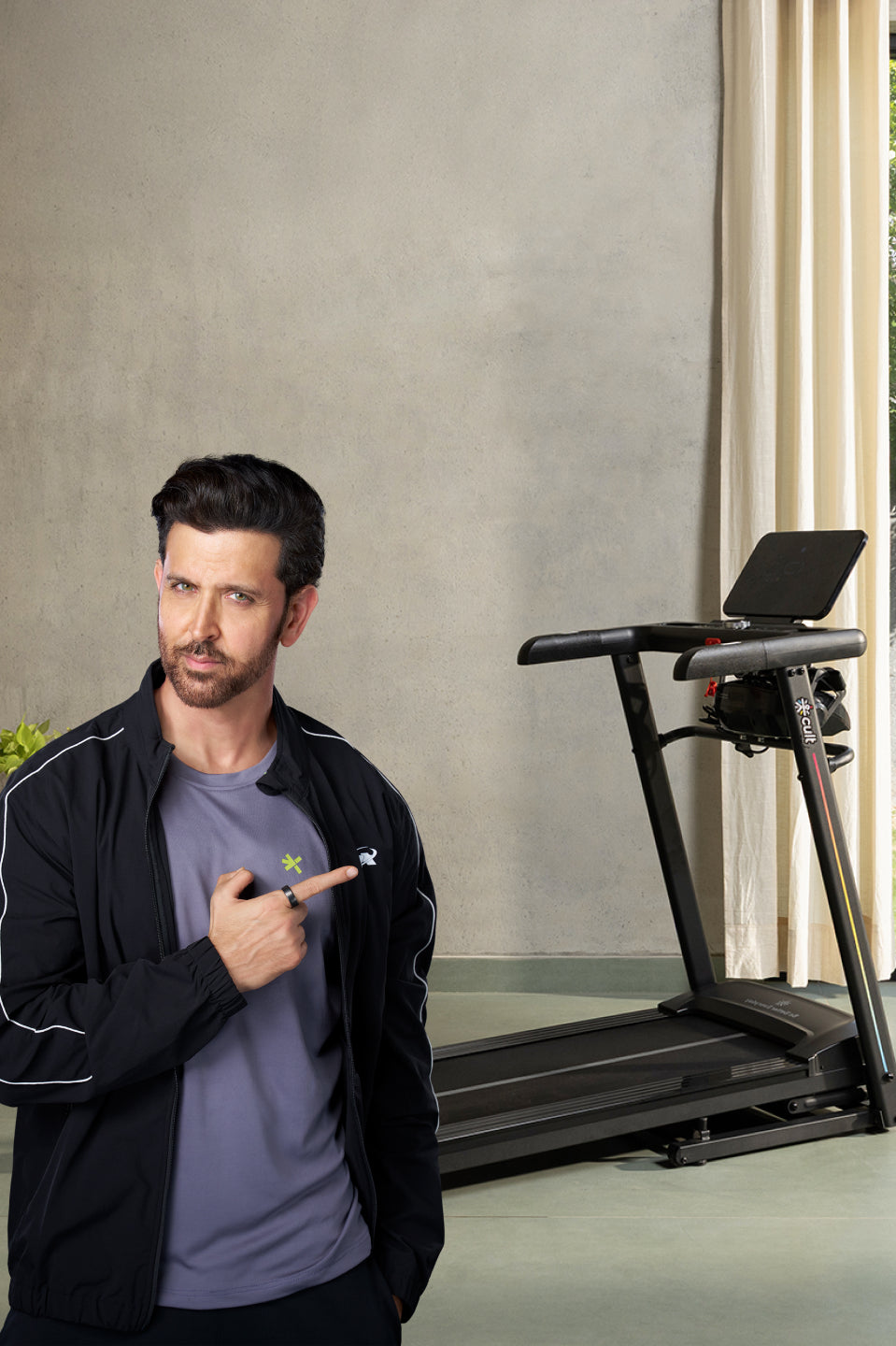 Cult SmartStrideCorePlus BLDC Motor (4HP Peak) Treadmill with Massager | Max Weight: 120kg | 15 Level Auto Incline (with 6 months extended warranty)