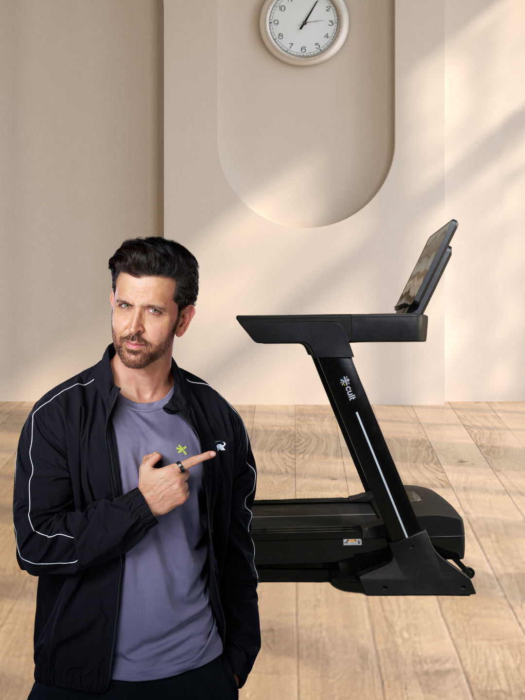 Cult SmartStrideElite Brushless BLDC-AC Motor (8HP Peak) Treadmill | Max Weight: 150kg | 20 Level Auto Incline (with 6 months extended warranty)
