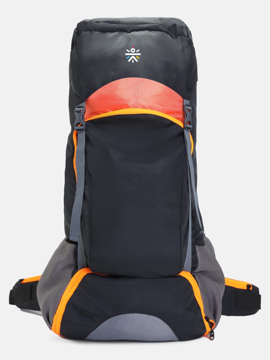 Travel Rucksack 55 L Black Orange