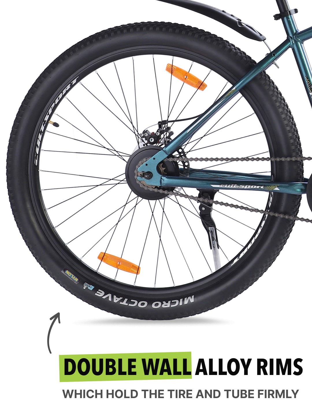 EXPLORER29TBLUE Alloy Single Speed 29 inch Mountain Cycle, Front Suspension, Double Wall Rim,