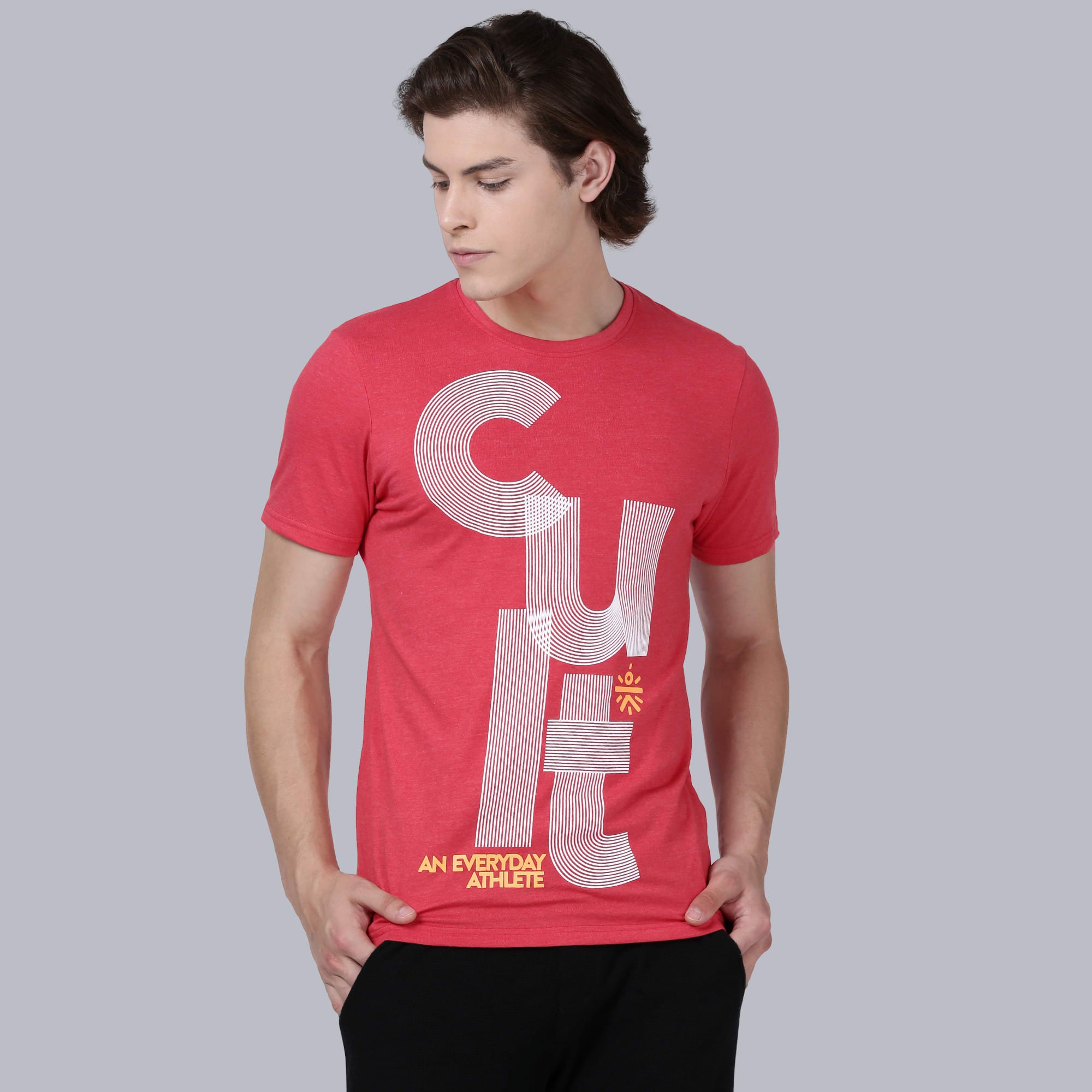 Signature Cult Red Casual Tee