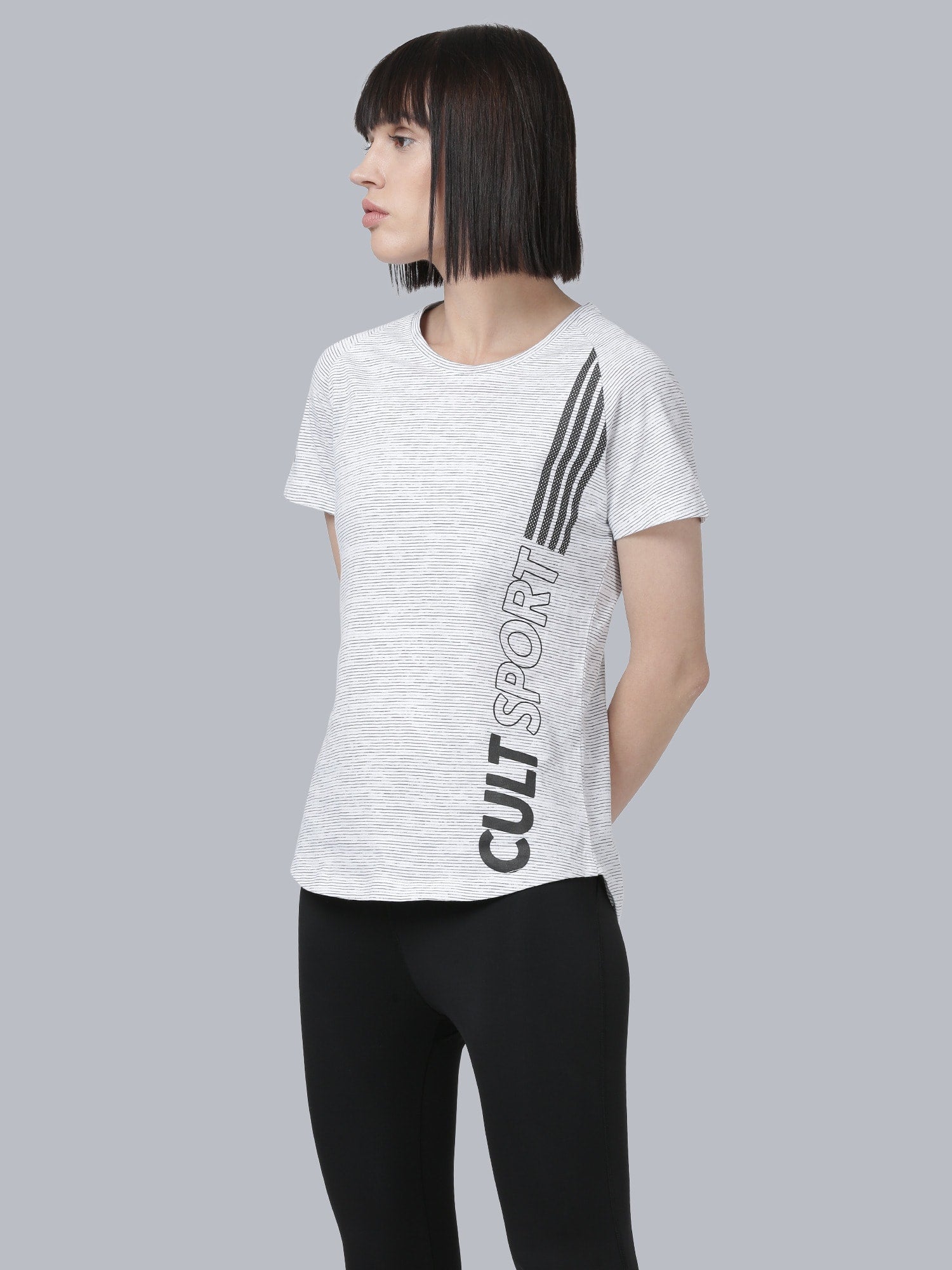 Everydays Stride Casual White Tee