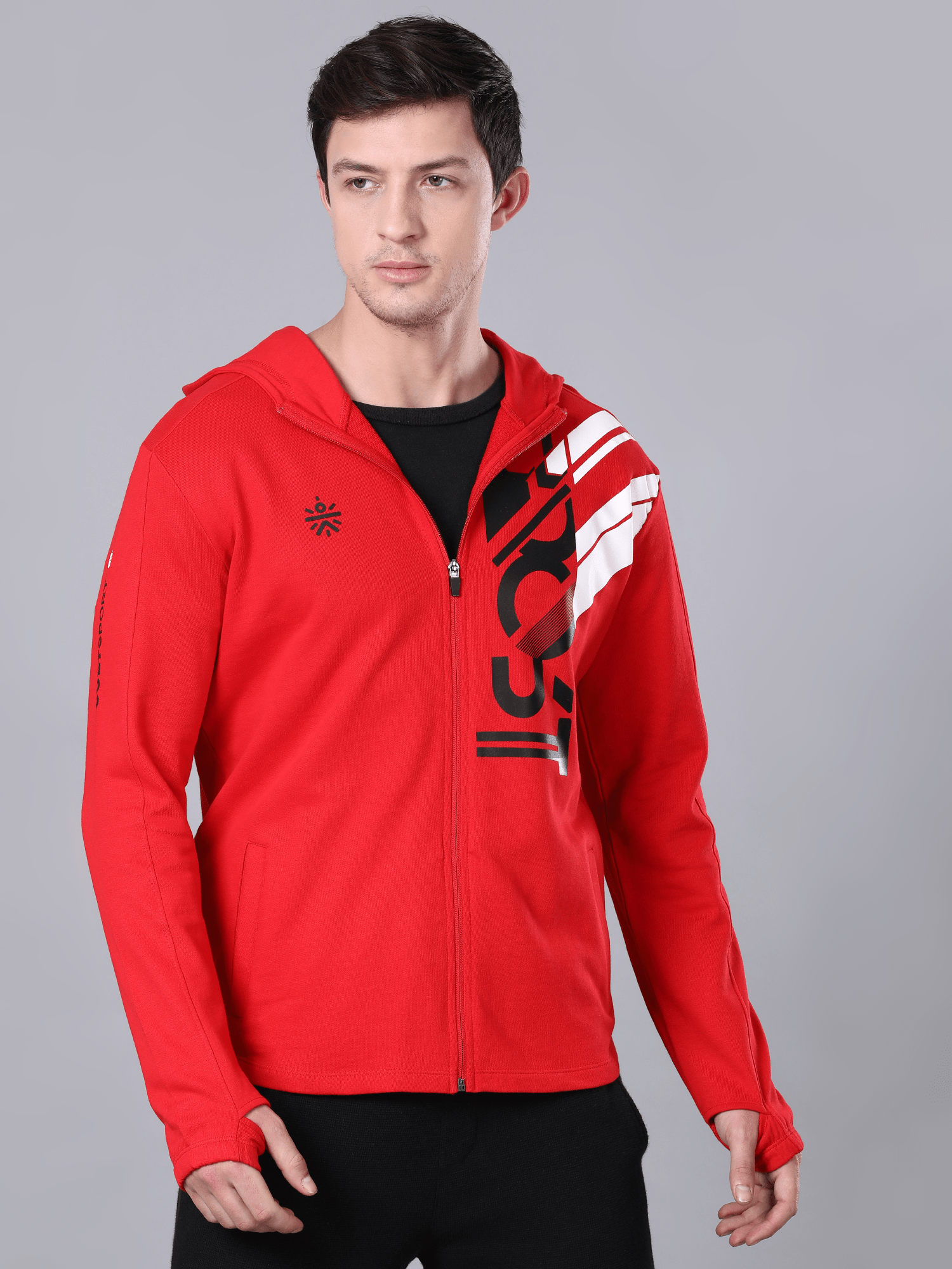 Intel Abstract Red Sweatshirt