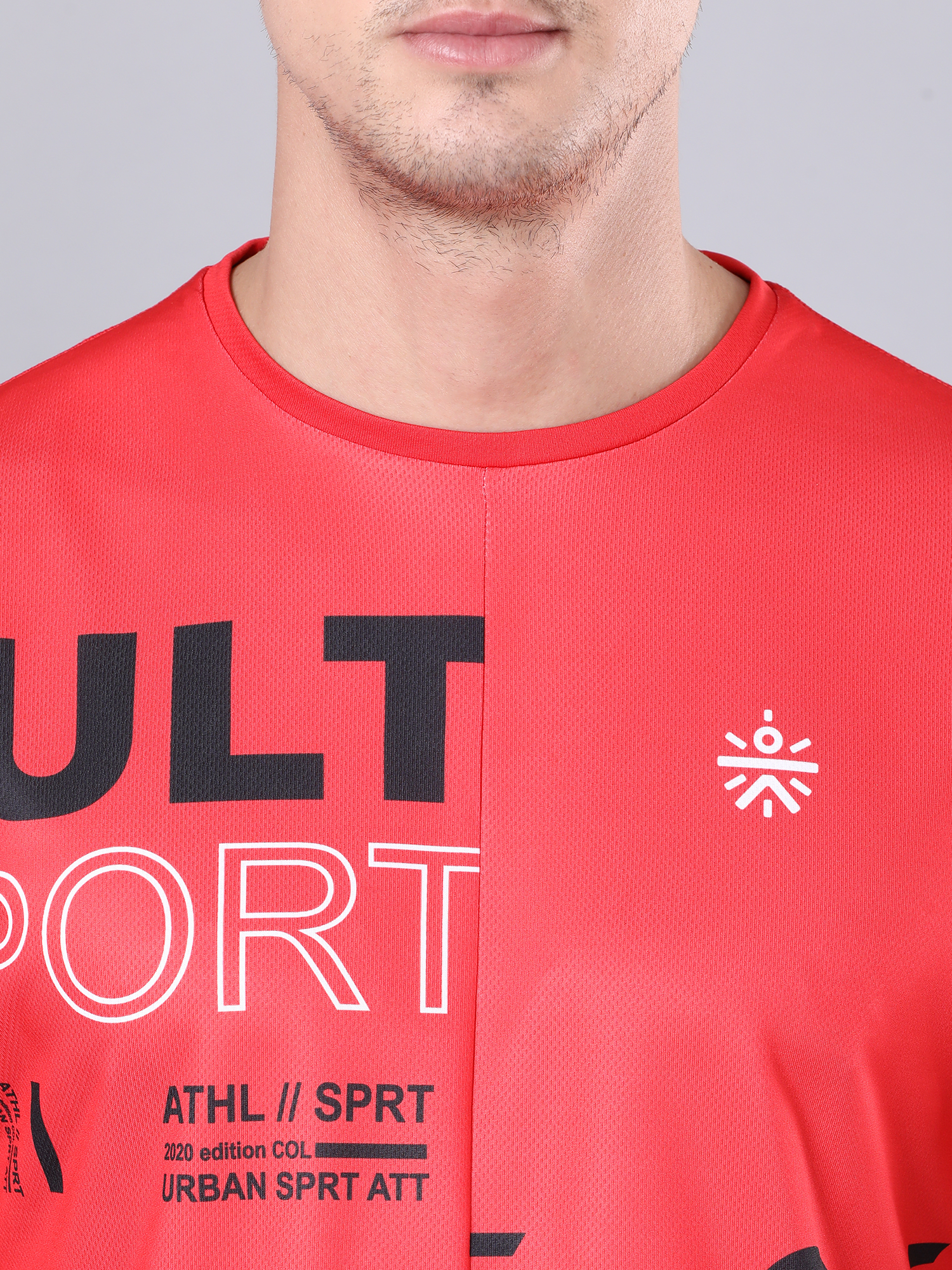 Dugout Houndstooth Red Workout Tee