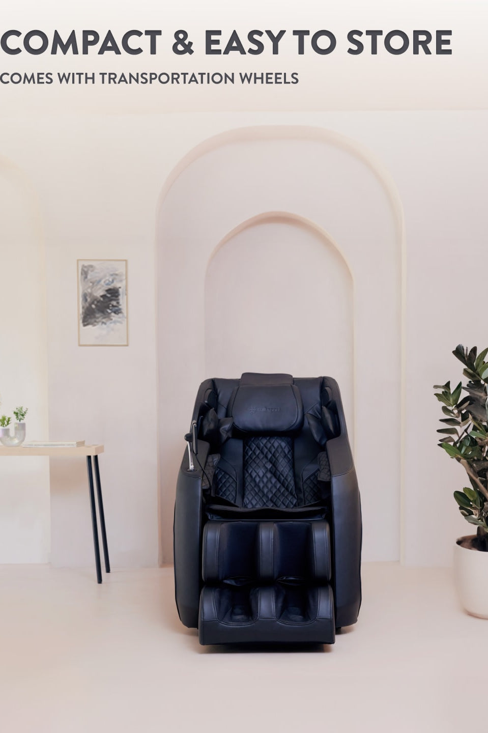 Cult Serene Massage Chair | Zero Gravity with Voice Guide & Bluetooth | 9 Preset Massage Programs | Smart Touch Screen