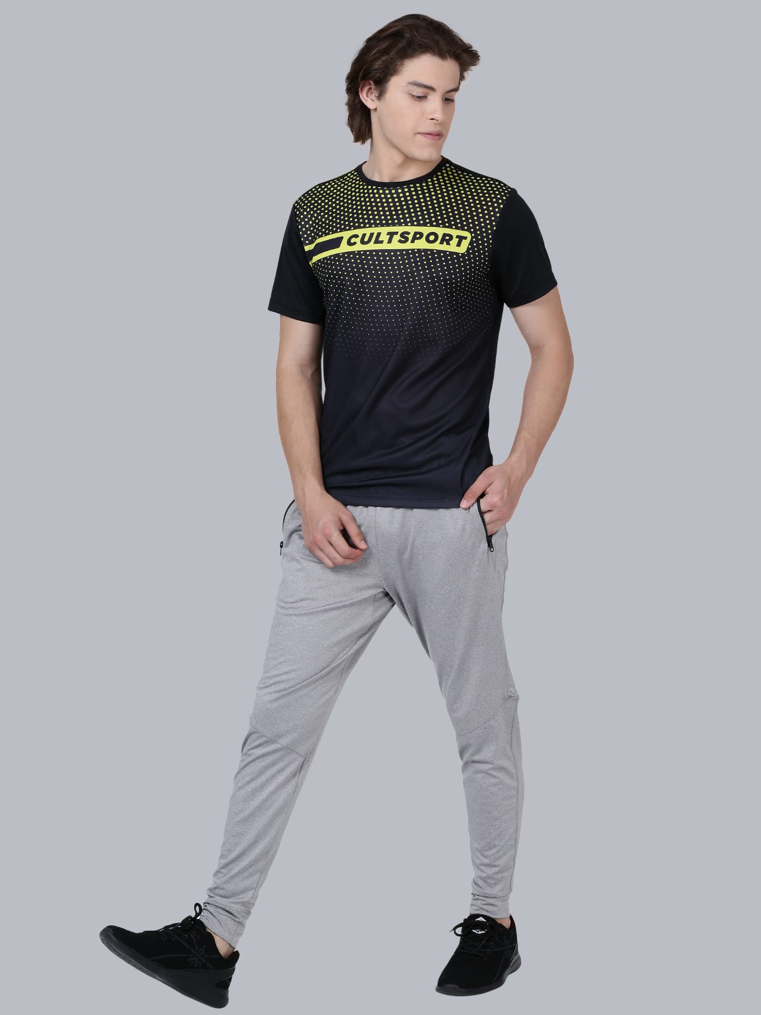 Dugout Spot Black Relaxed Tee