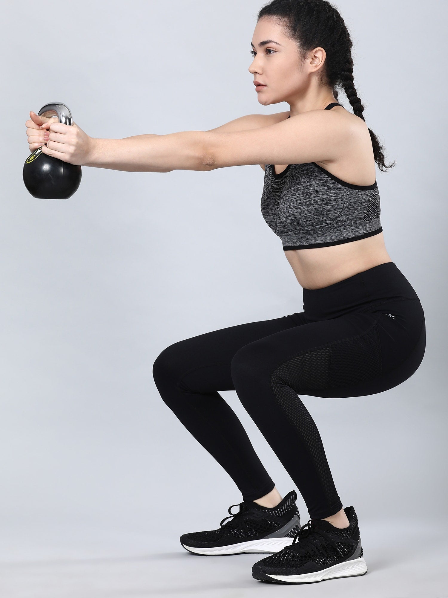 Absolute Fit High Spirit Black Mesh Leggings