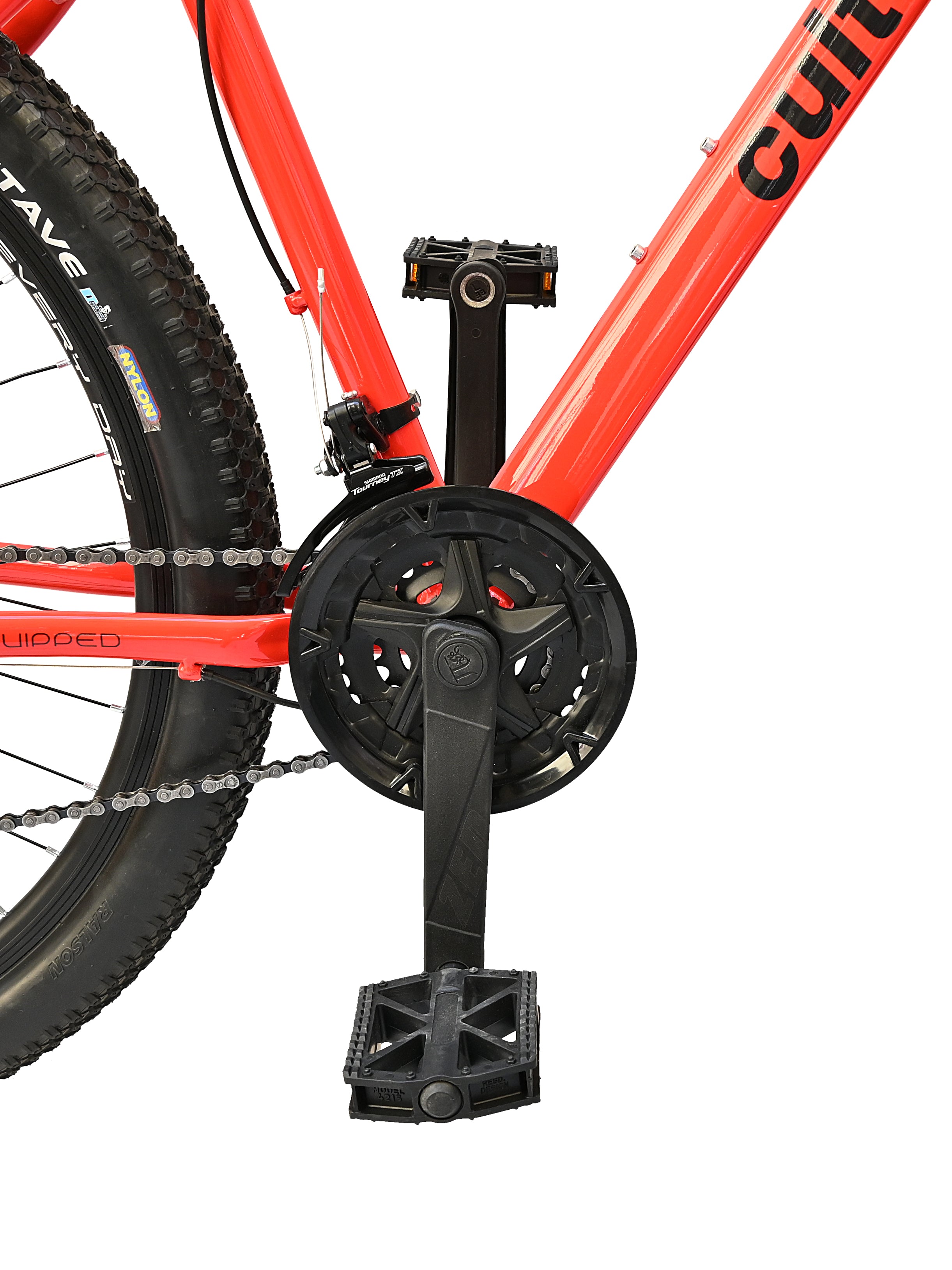 Cult Kara 29 inch Alloy Mountain Bike with Dual Disc Brake and Front Suspension, Red