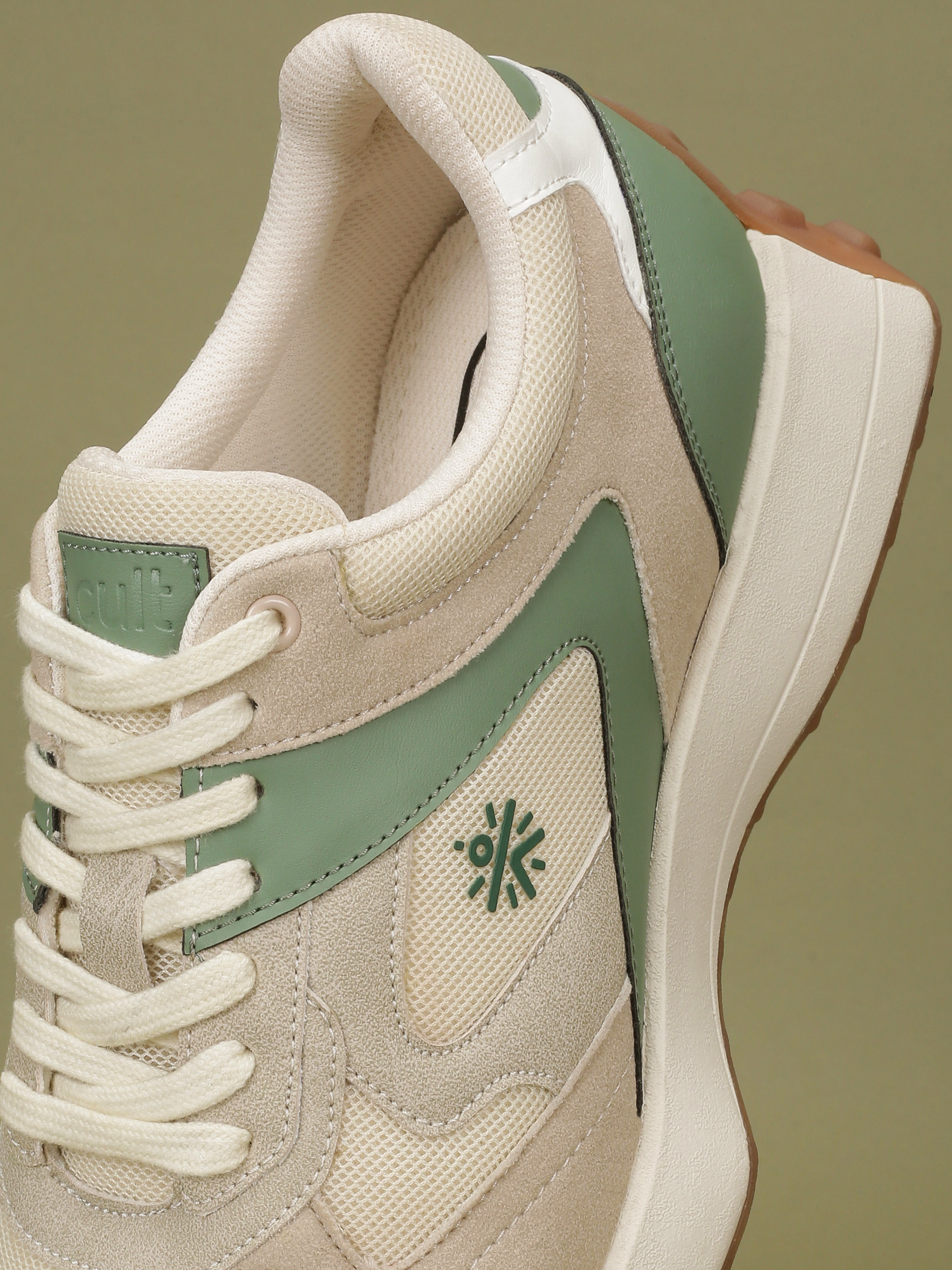 cult Men's EasyBreezy Sneakers - Beige/Olive