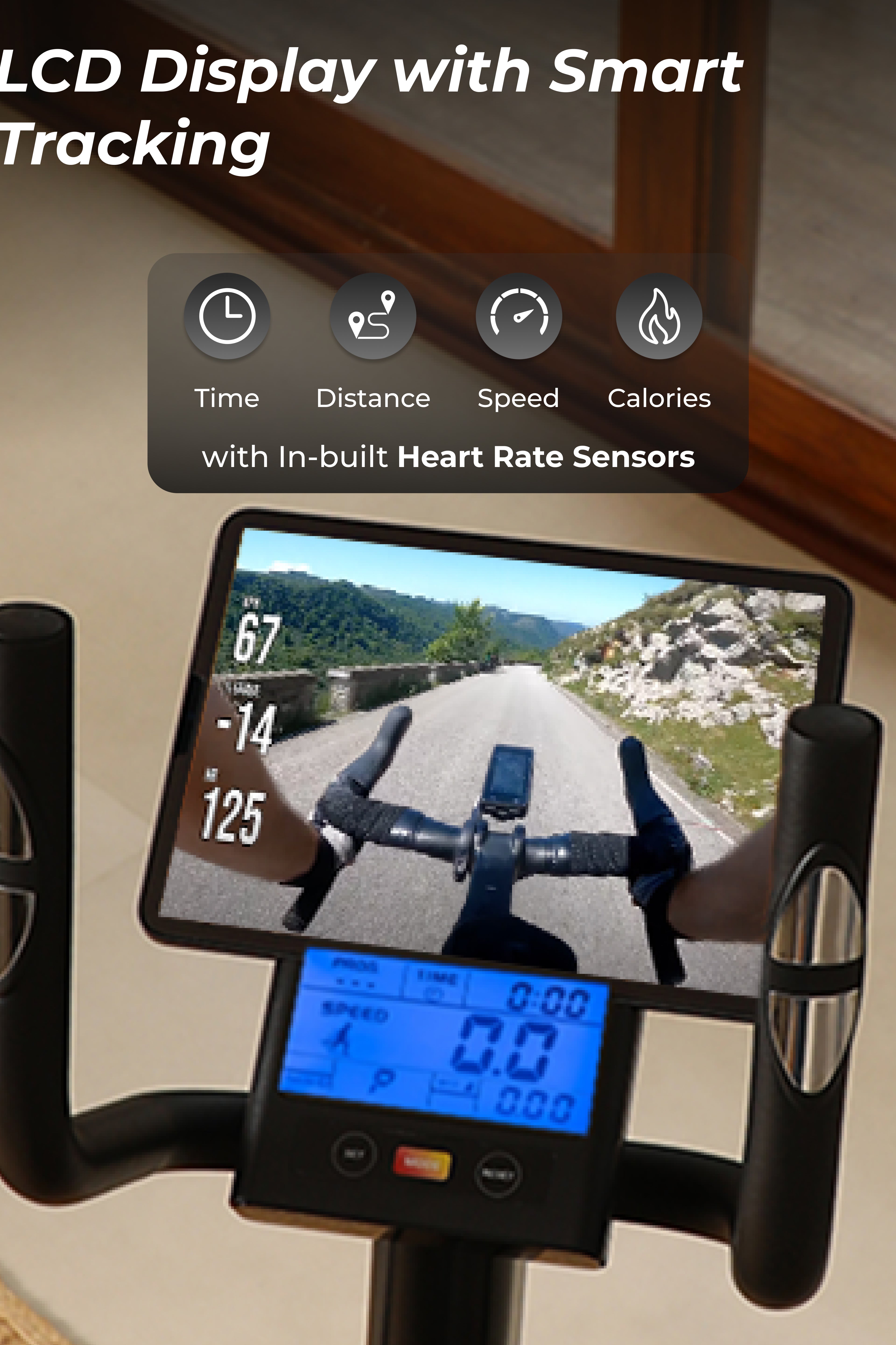 Cult SmartCrossPrime Magnetic Elliptical Trainer | 6Kg Flywheel | Max Weight: 140Kg | Home Use Cross Trainer - Black