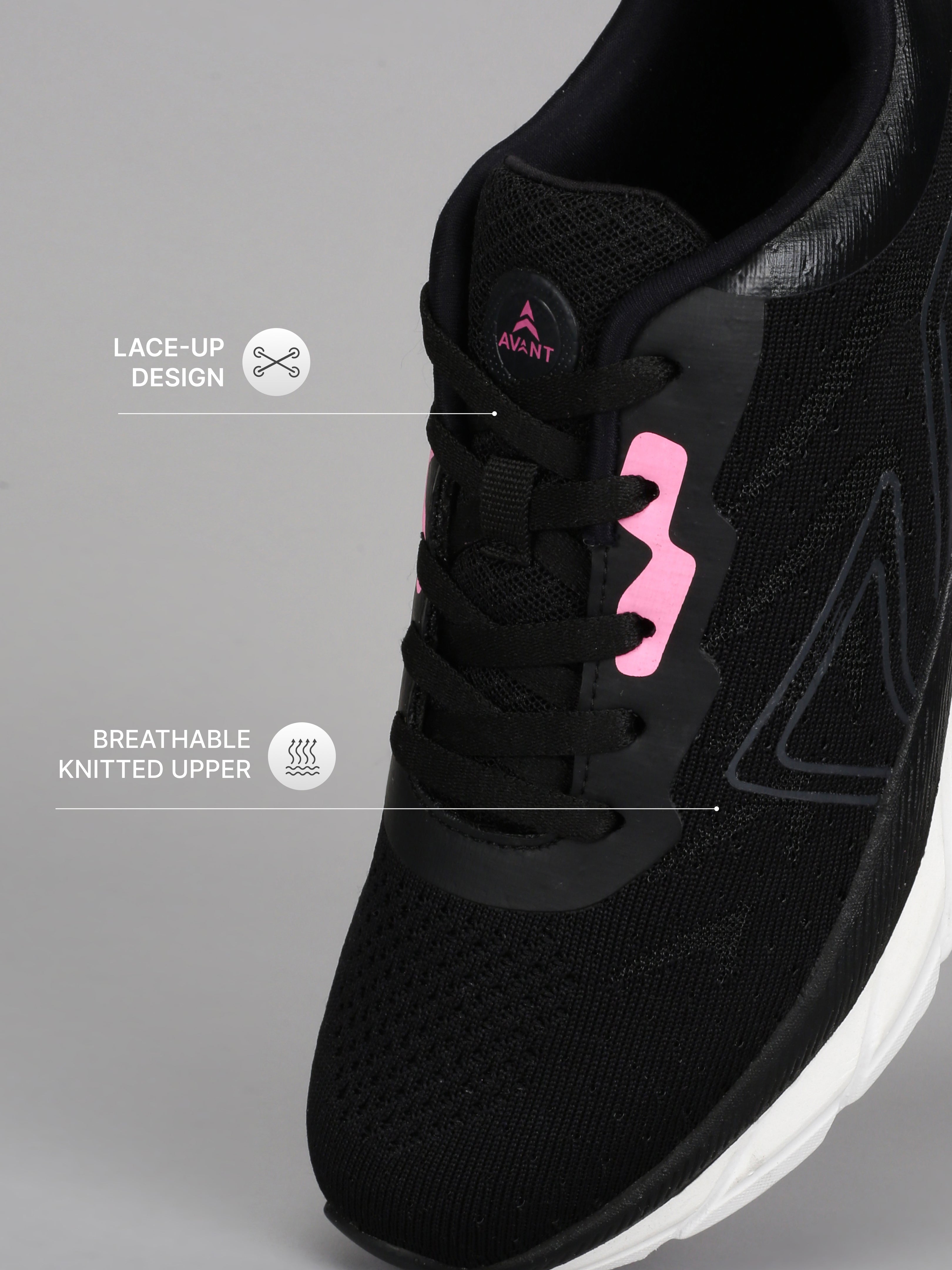 Avant Women's Soara Running Shoes - Black/Pink