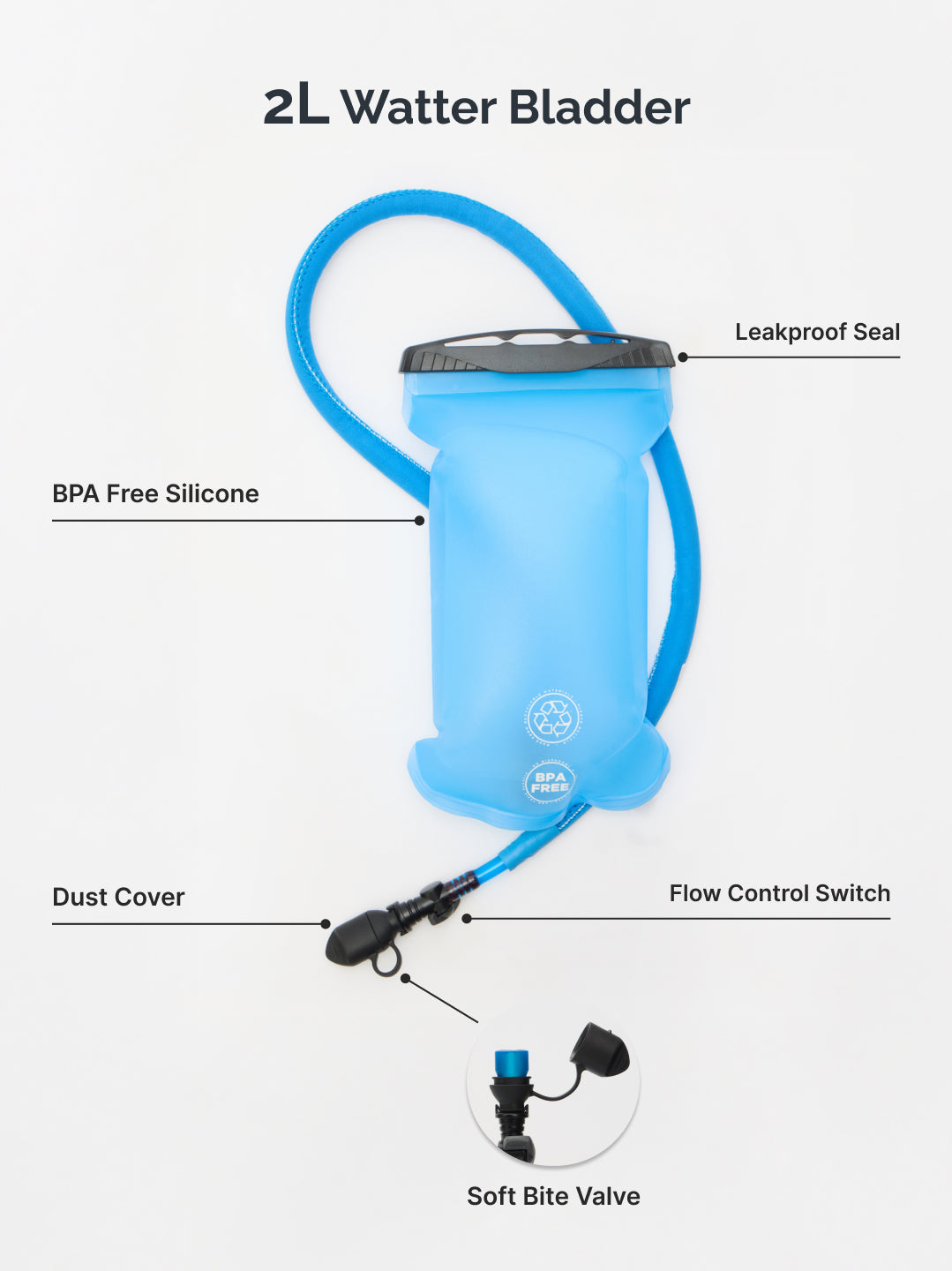 Cult Hydration Bag with 2L Water Pouch