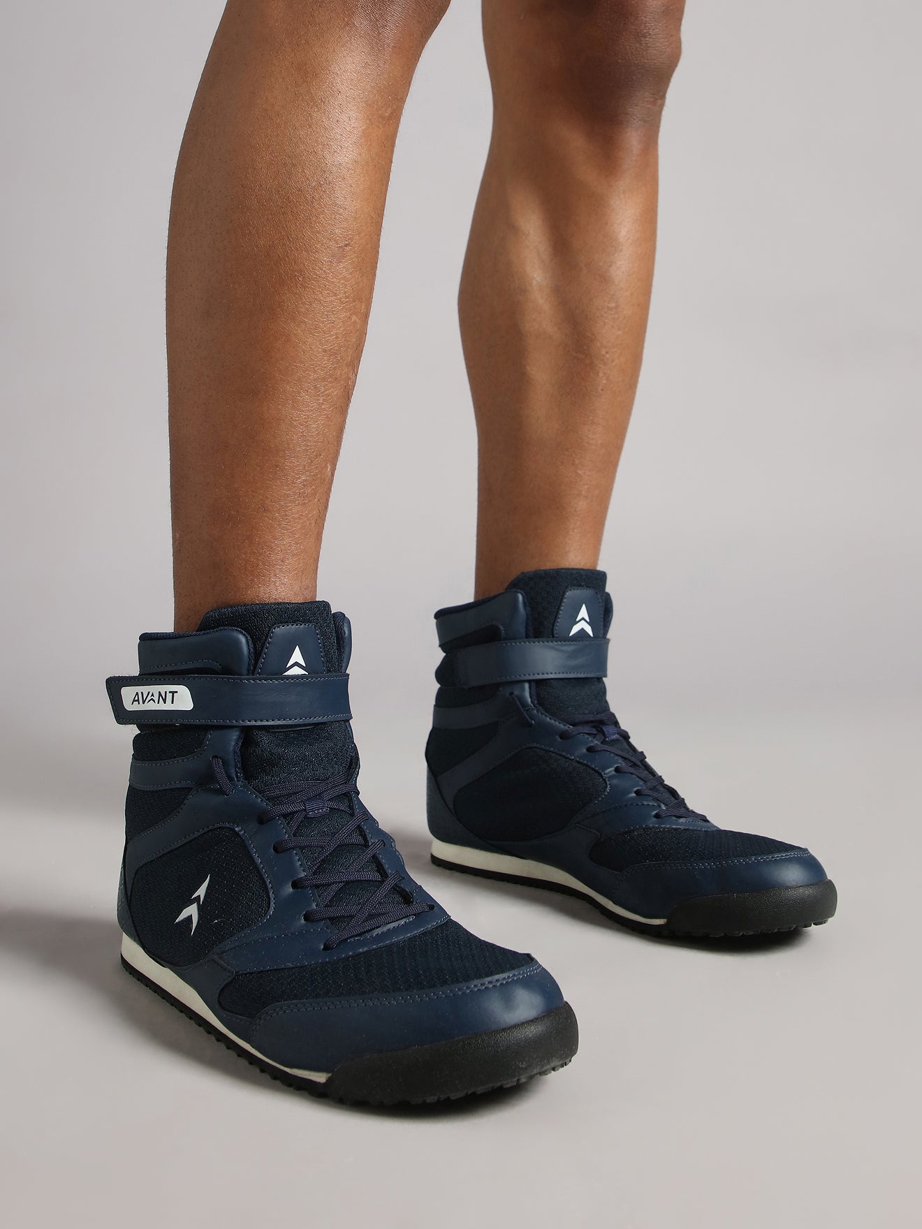 Avant Men's Uppercut Boxing Shoes - Navy Blue
