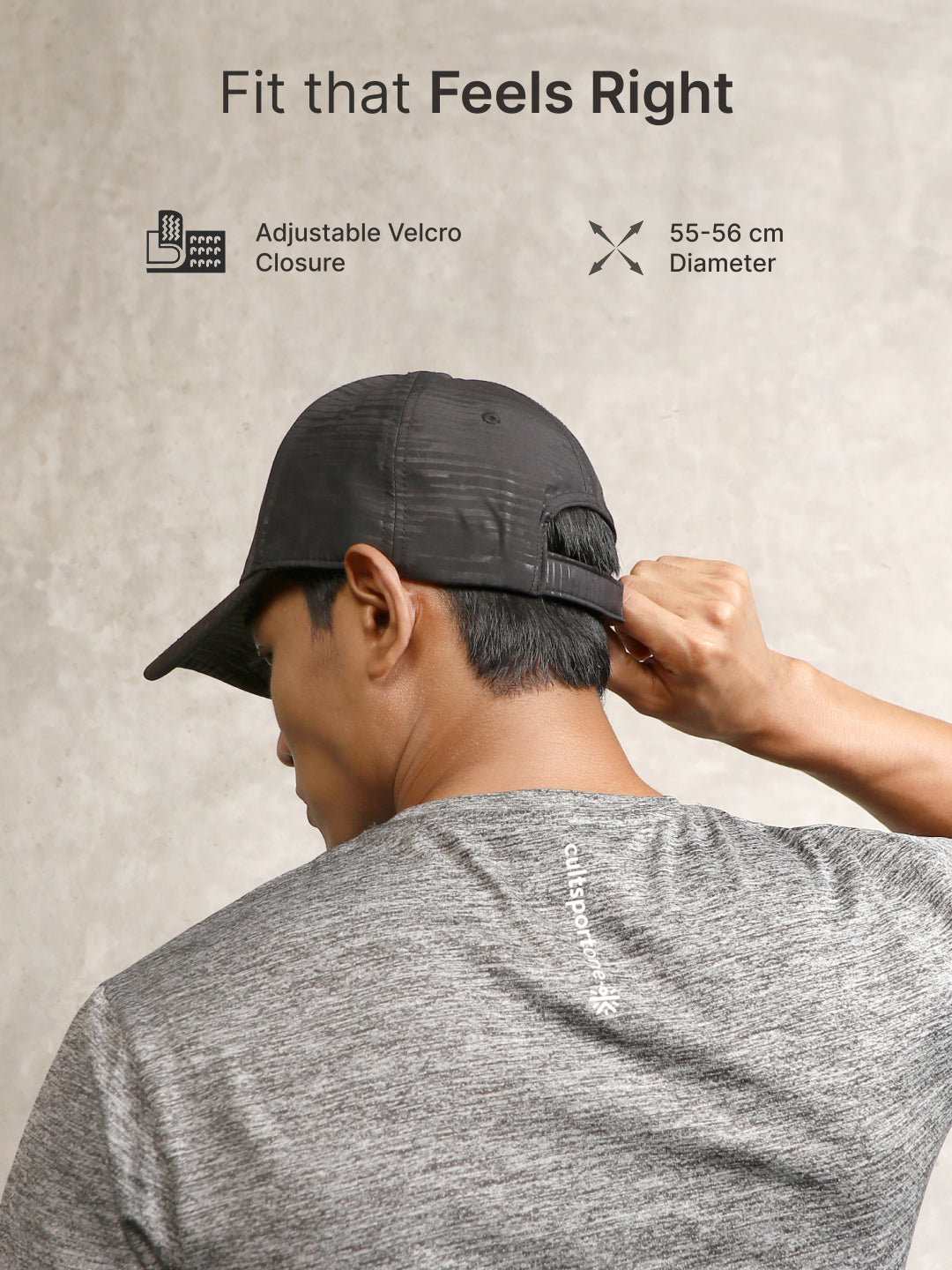 cult Embossing Cap Black