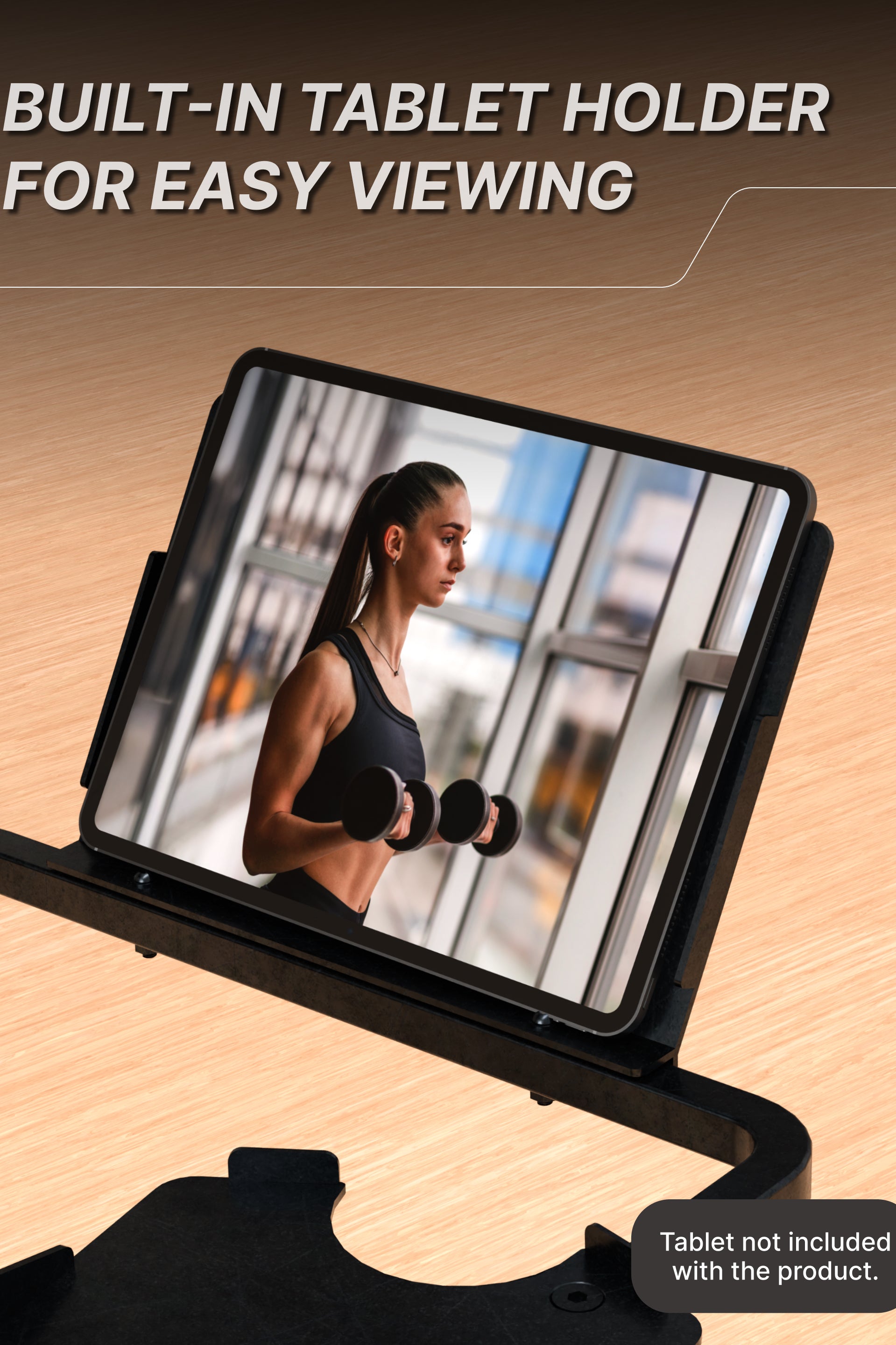 Cult Dumbbell Stand | 100 KG Weight Capacity | With Wheels & Tablet Holder | Protected Edges | Compact Home Gym Storage (6 Months extended Warranty only on Cultstore.com)