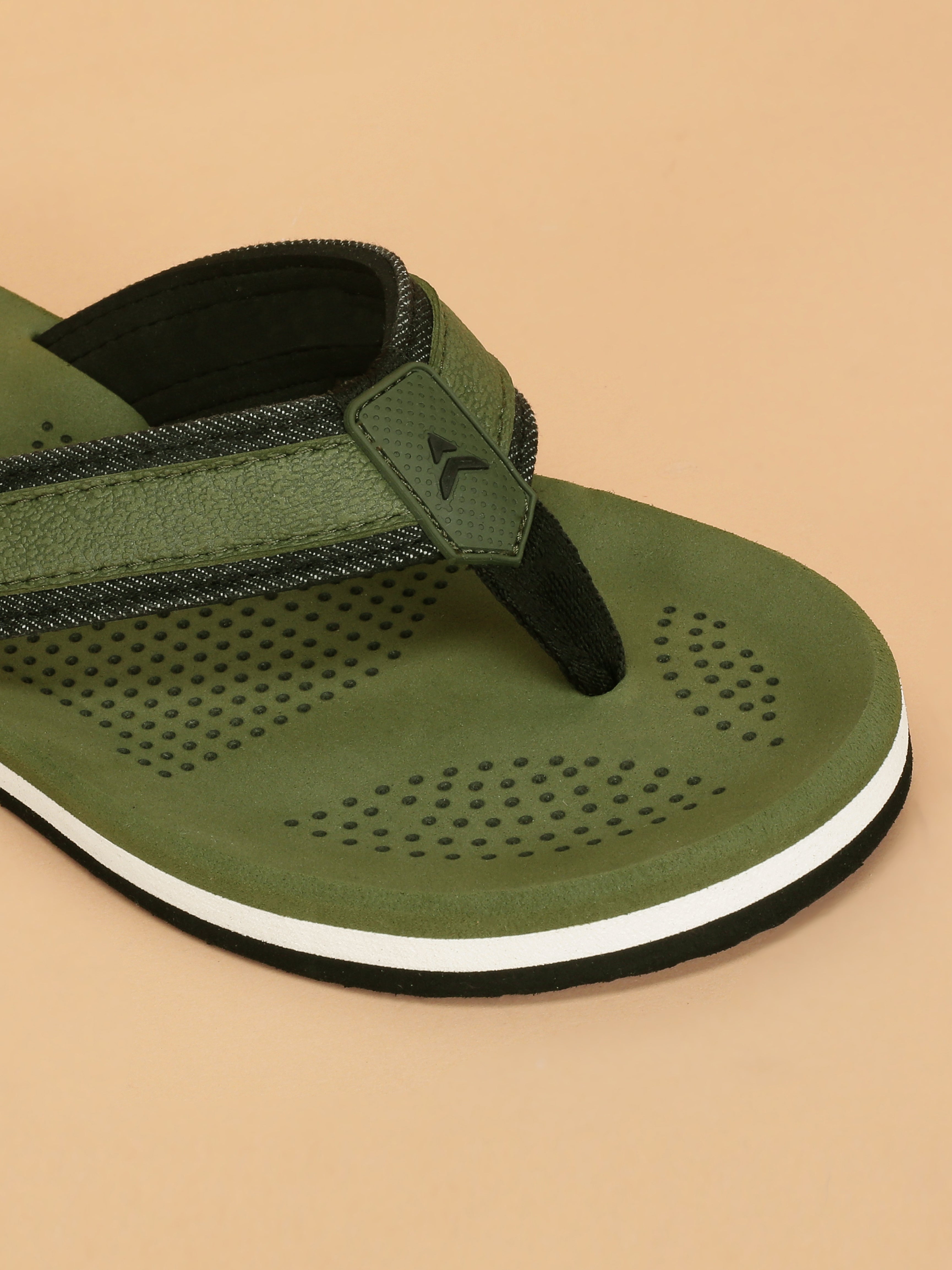 Avant Men's Brook Flip Flops - Green/Black