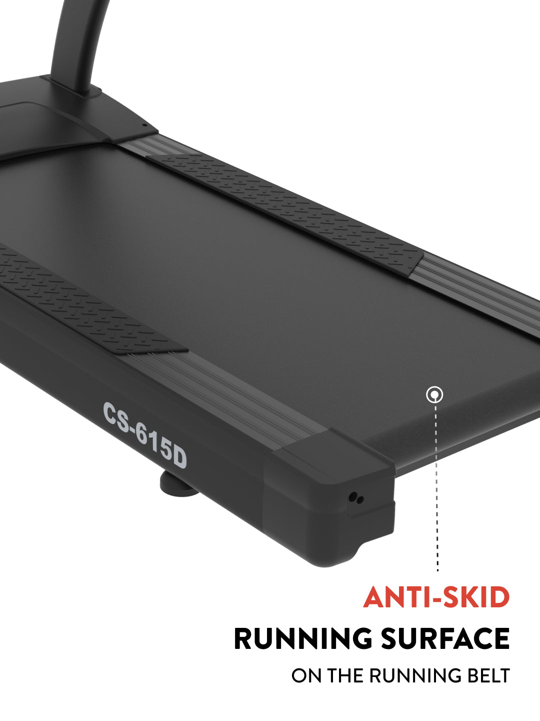 Cult OptiRun Prime CS615D Treadmill | 4HP Motor Power | Max Weight Support: 180Kg | Max Speed - 20kmph (with 6 months extended warranty)