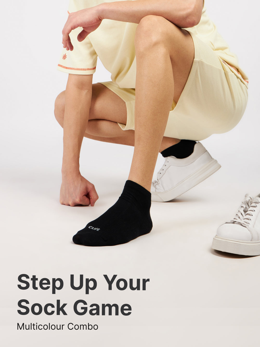 Casual Low Ankle Length Cotton Pack of 3 Socks Black Men