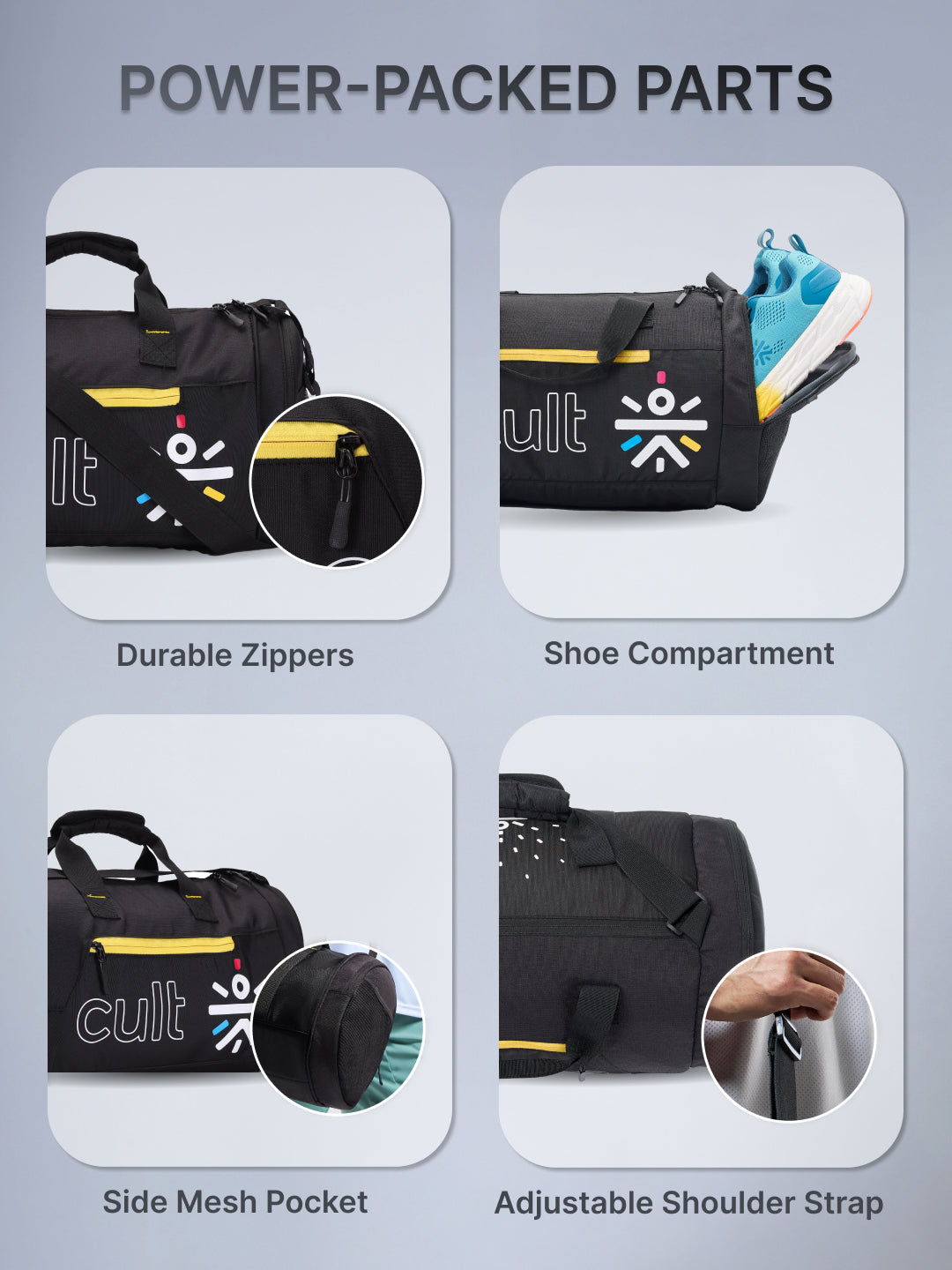 cult 35 L Duffle bag with steel bottle 1L