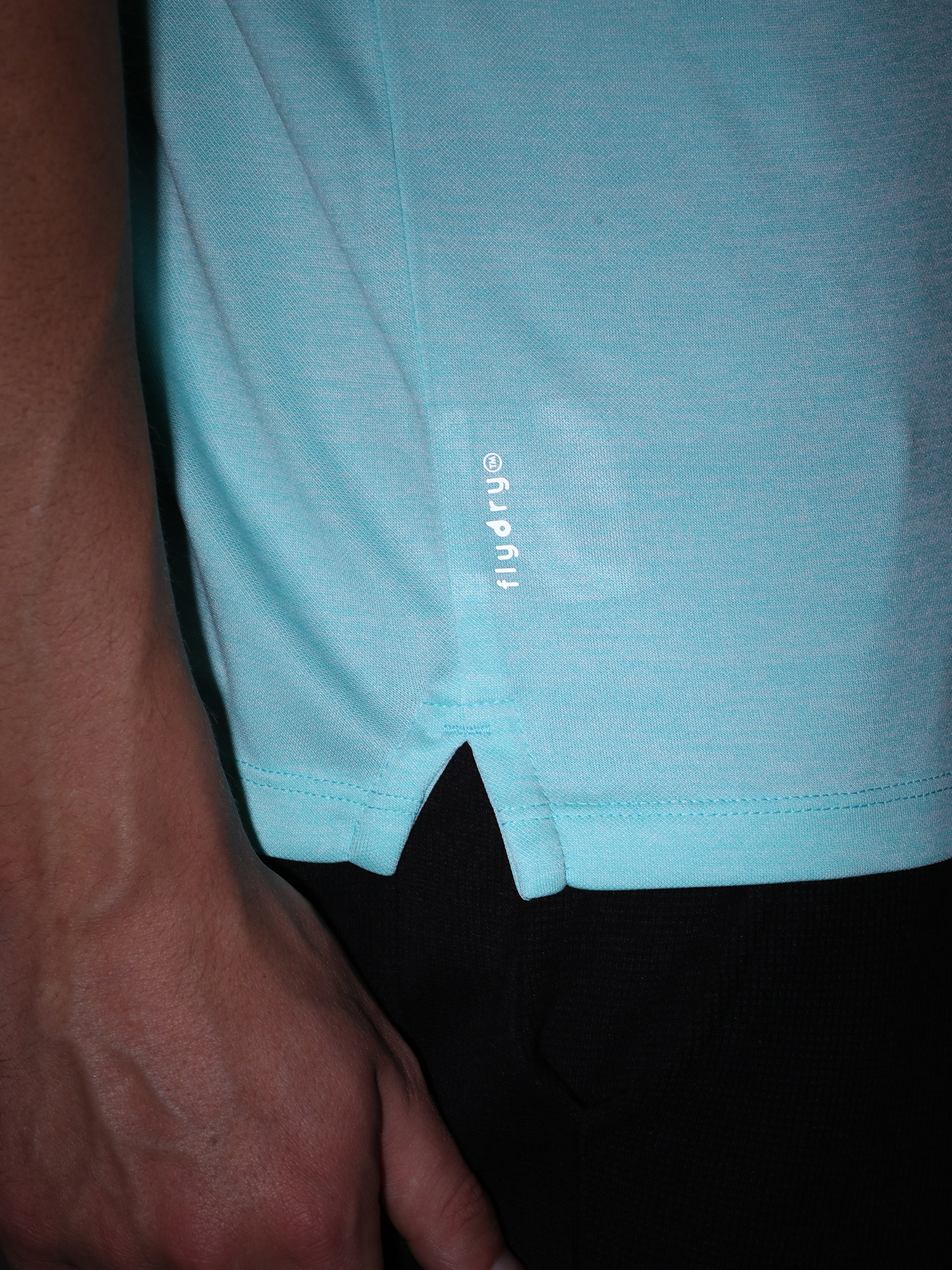 Signature Tri color Aqua Polo