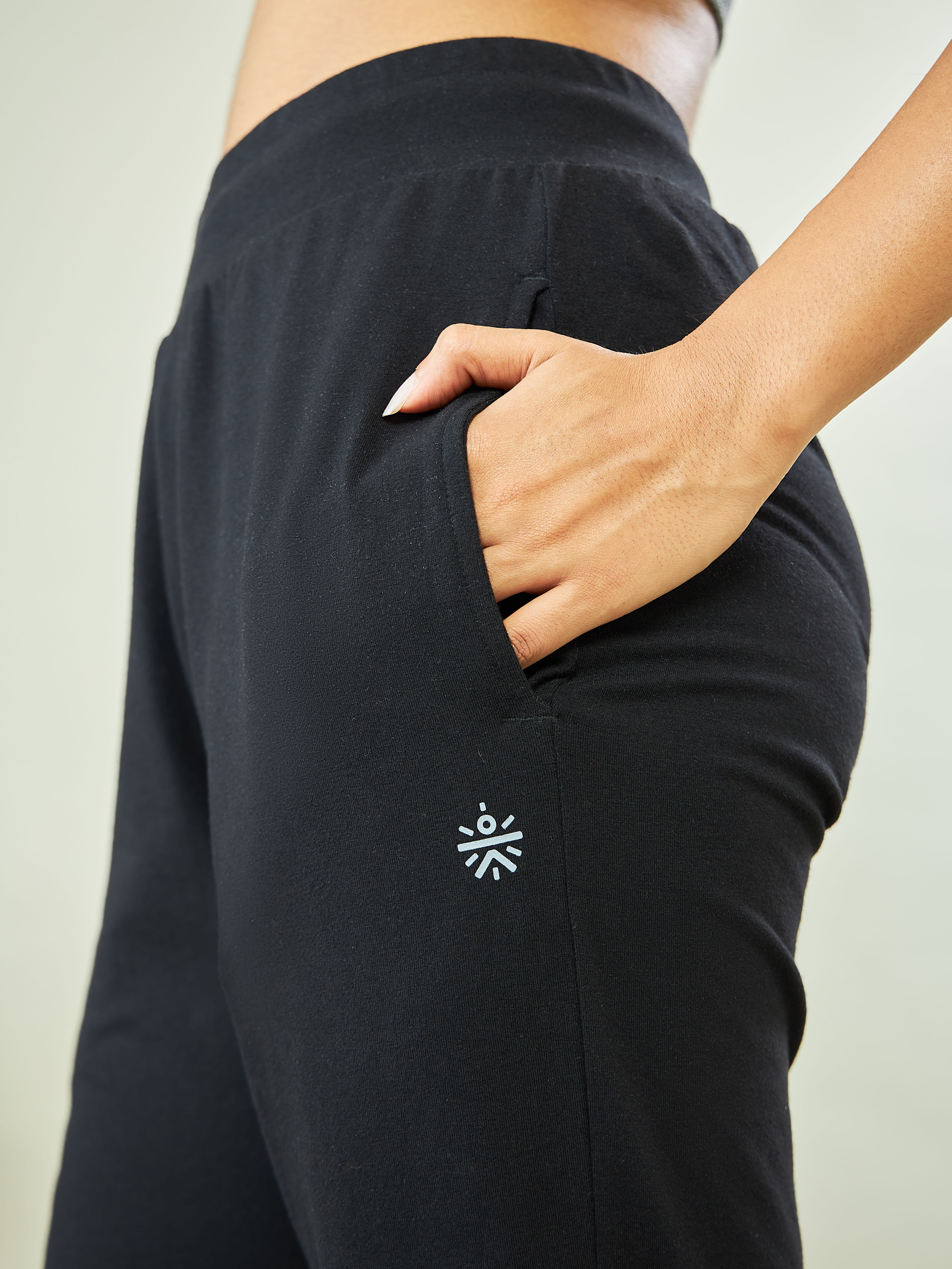 Solid Regular Track Pants with Pockets