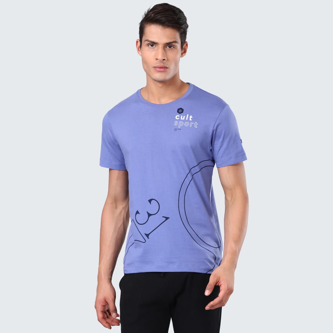 Everydays Dial Blue Cotton Tee