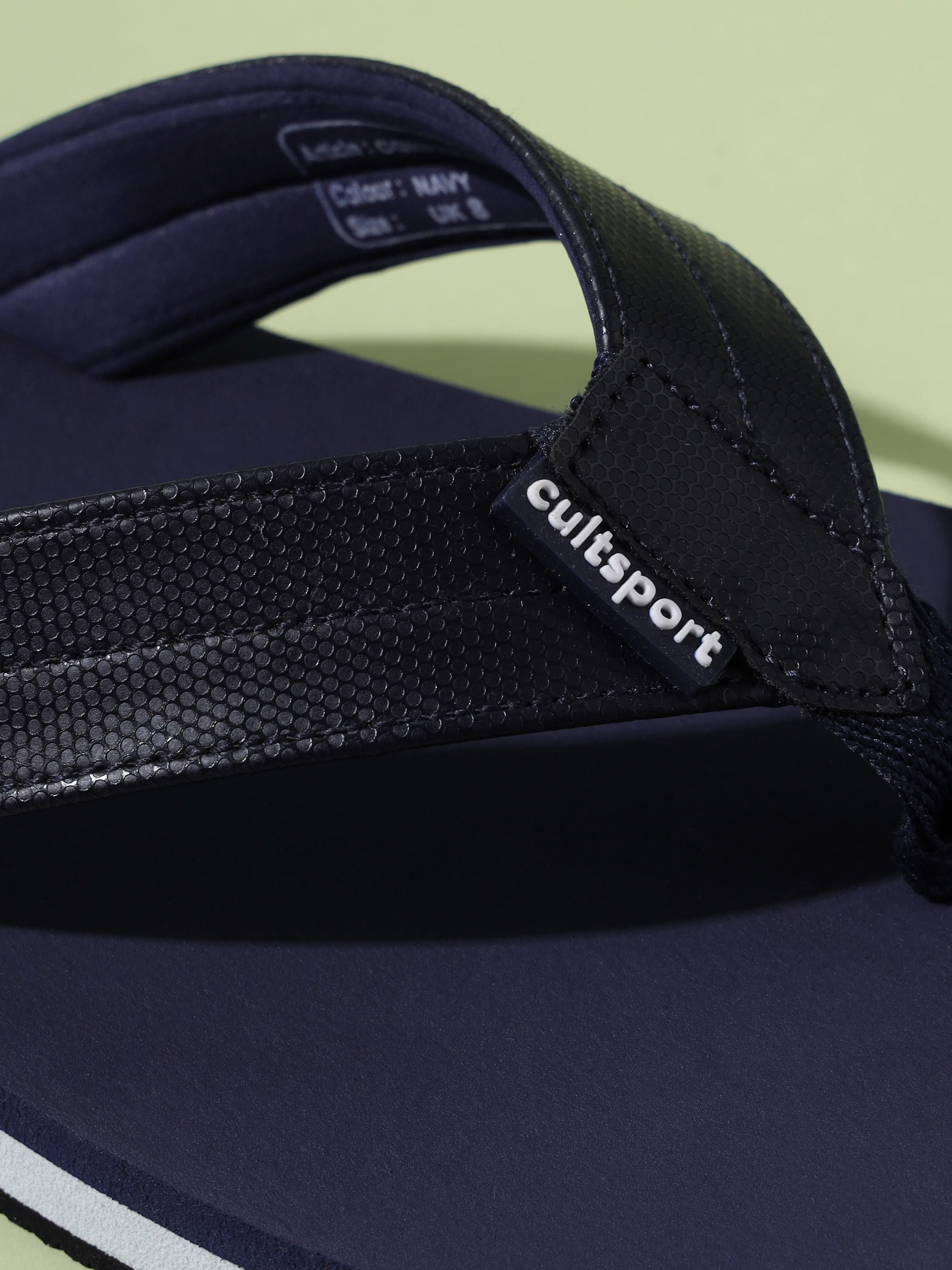 cult Flo Sweat Absorbing EVA Flip Flops - Navy