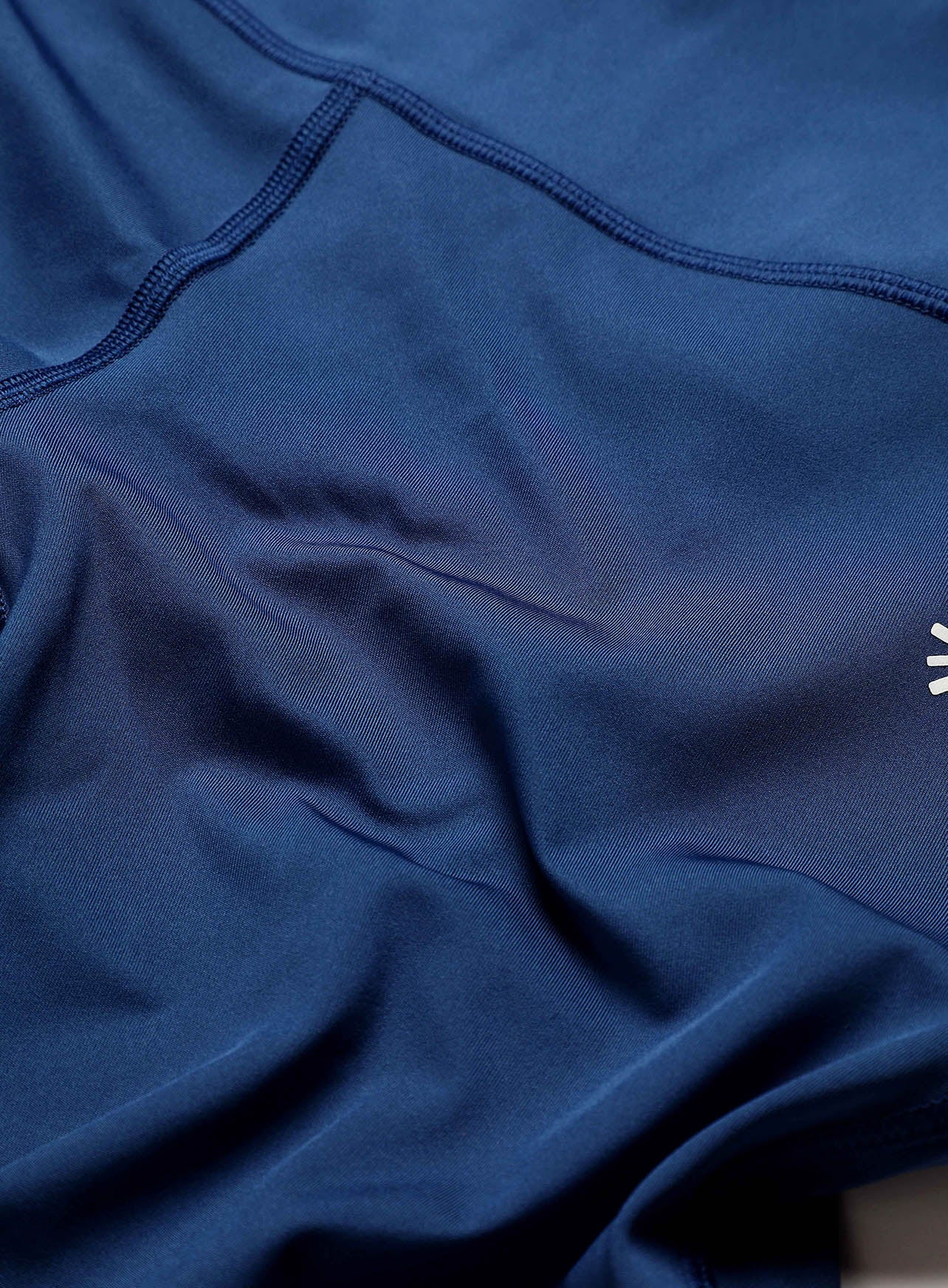 Navy Graphic Print Active Tights