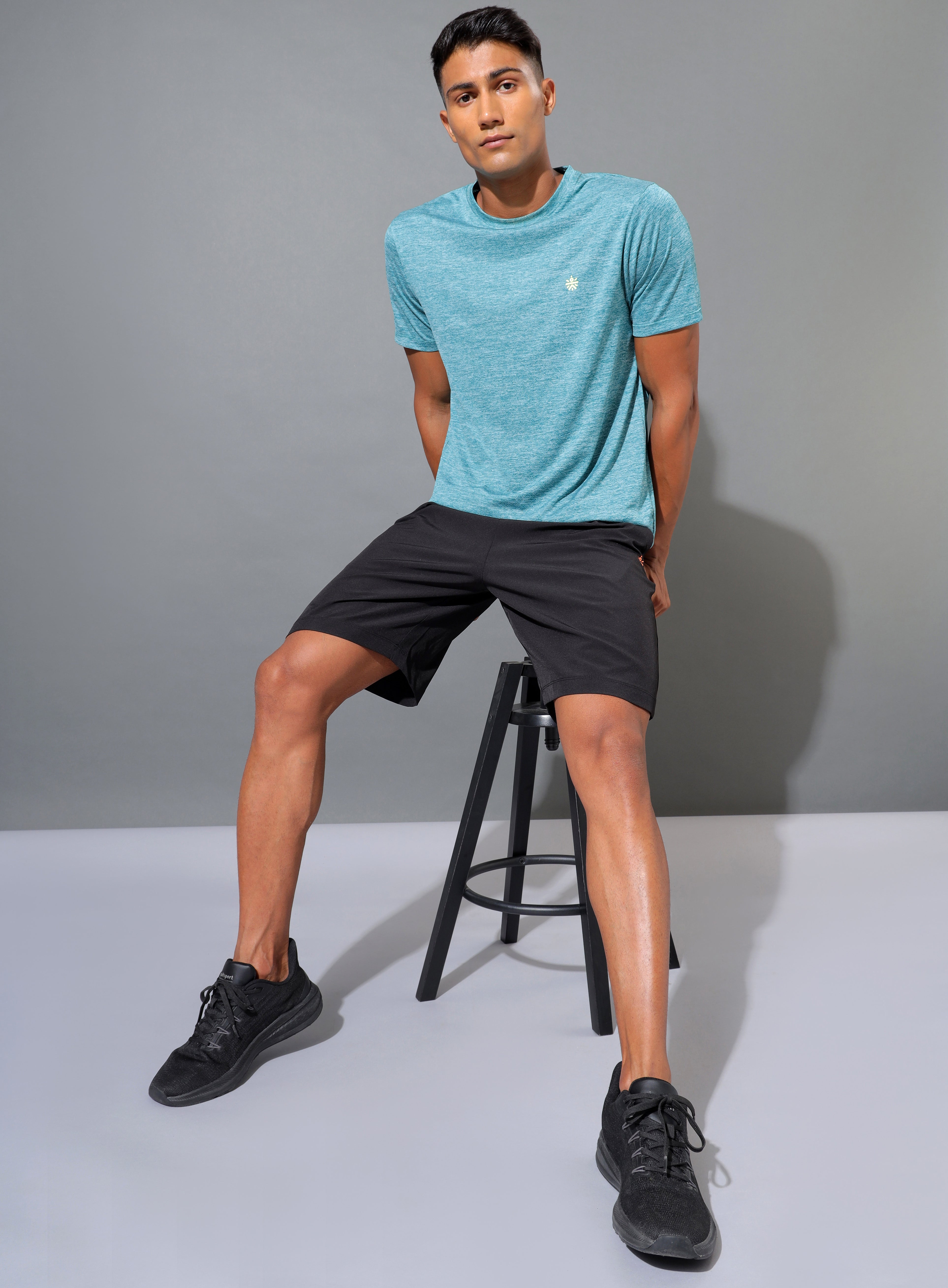 Textured Performance Logo T-shirt