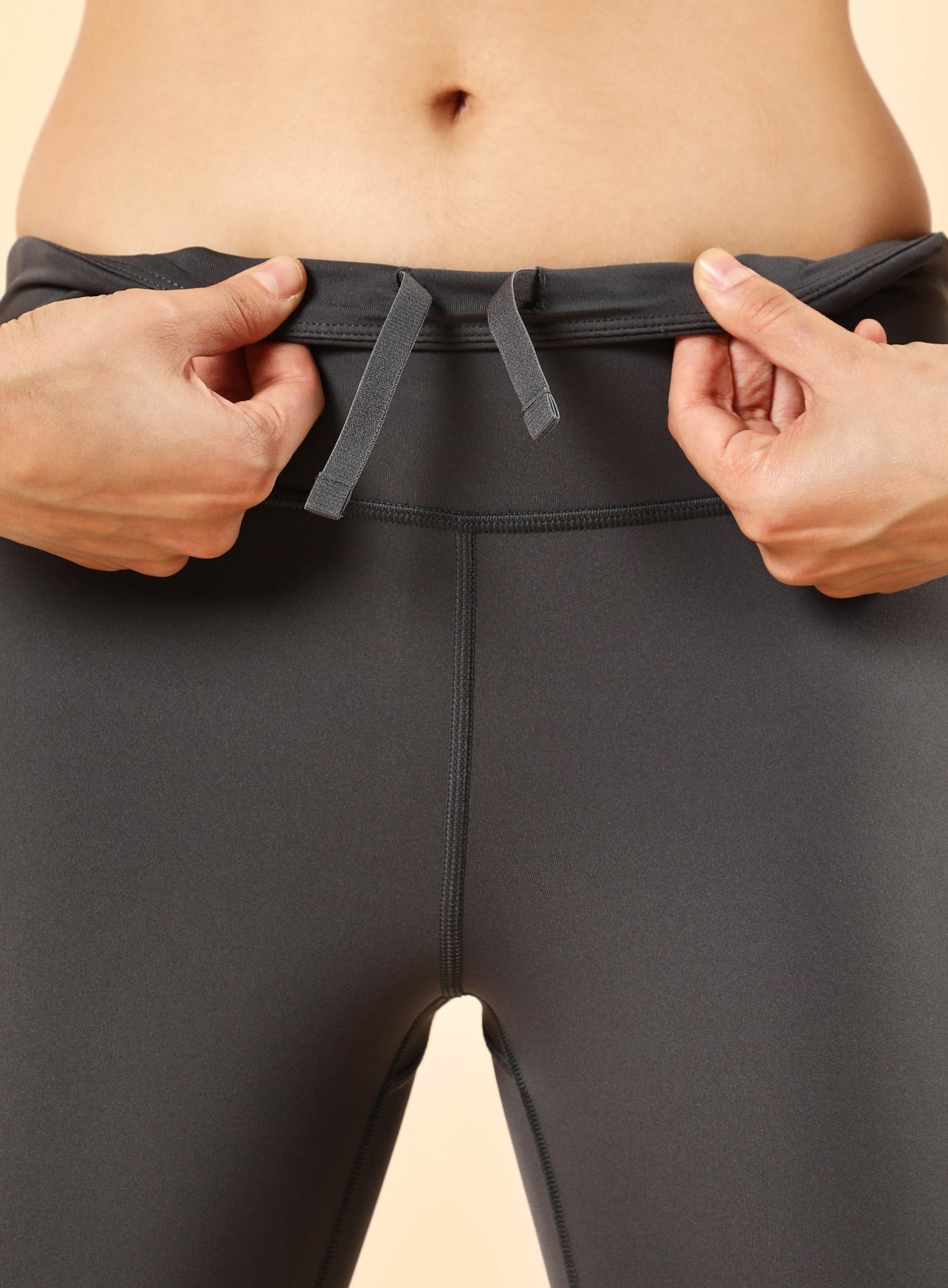 Grey All Day Active Solid Tights