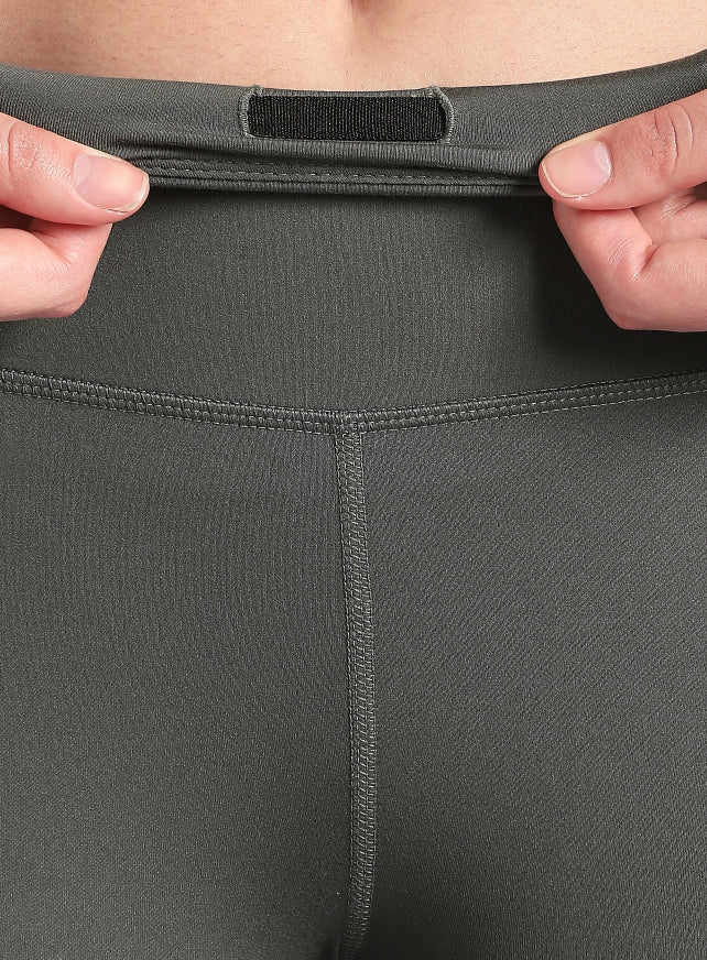 Grey All Day Active Solid Tights