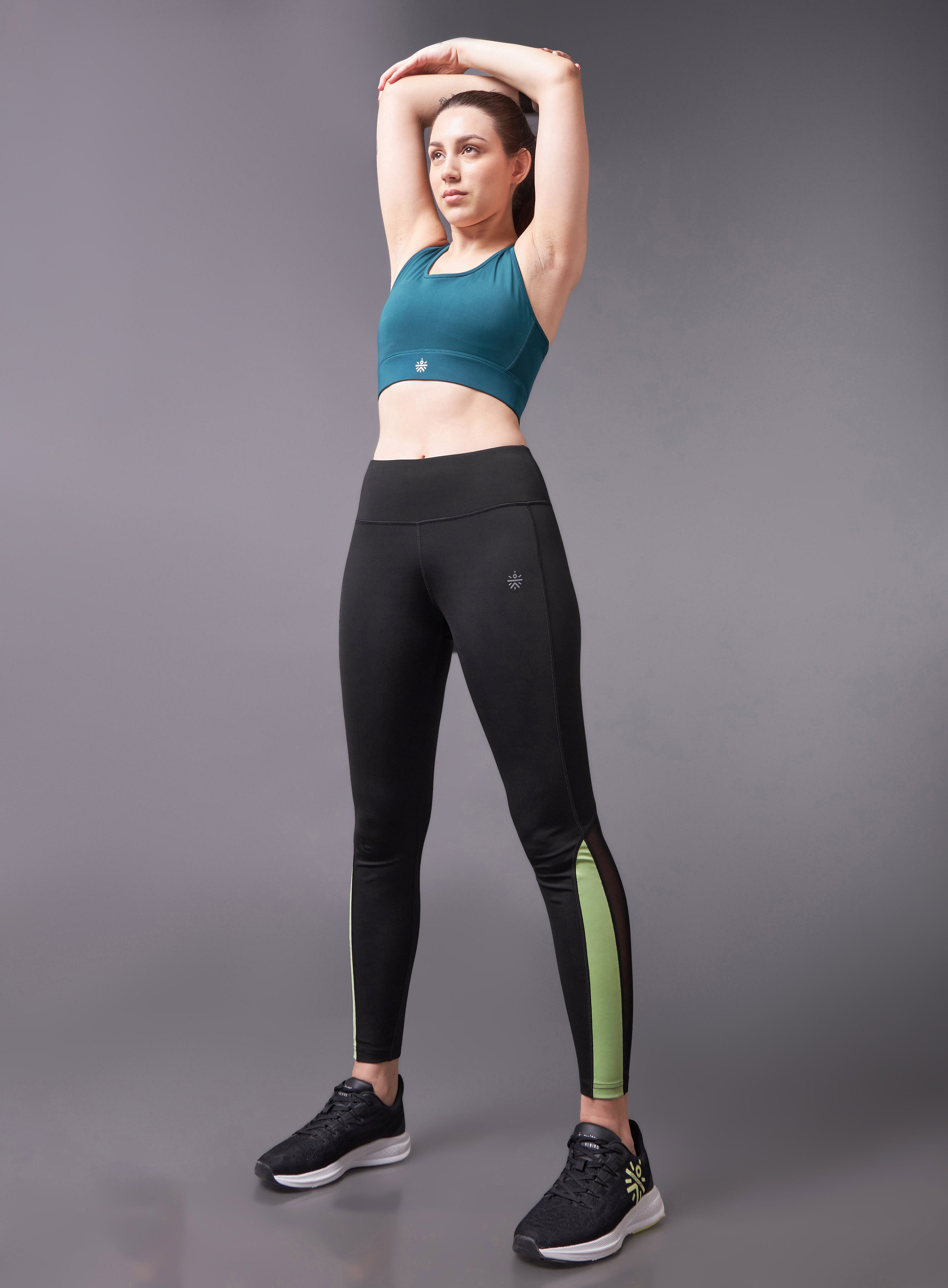 Iconic Black Running Tights